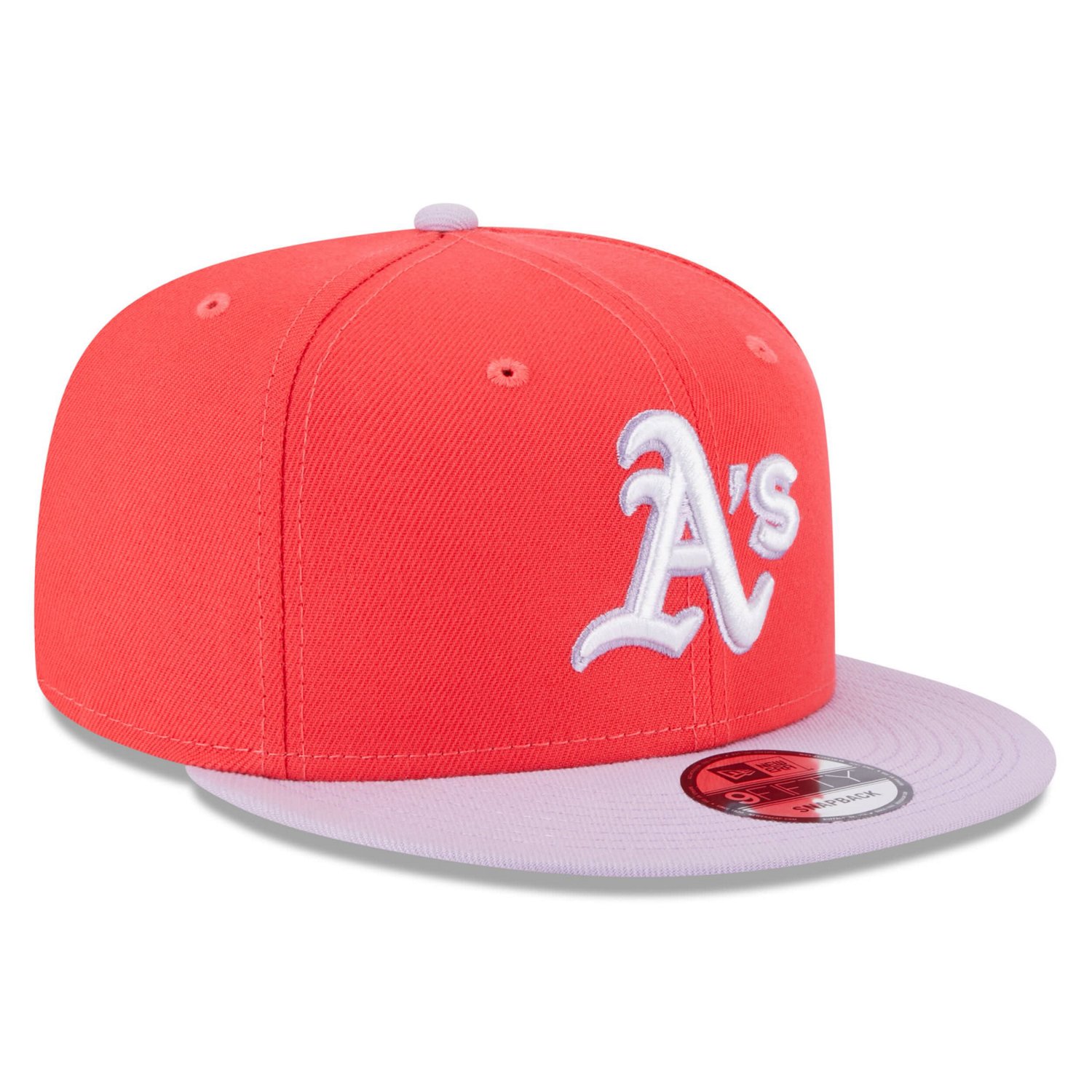 New Era Light /Red Oakland Athletics Spring Basic Two-Tone 9FIFTY Snapback Hat