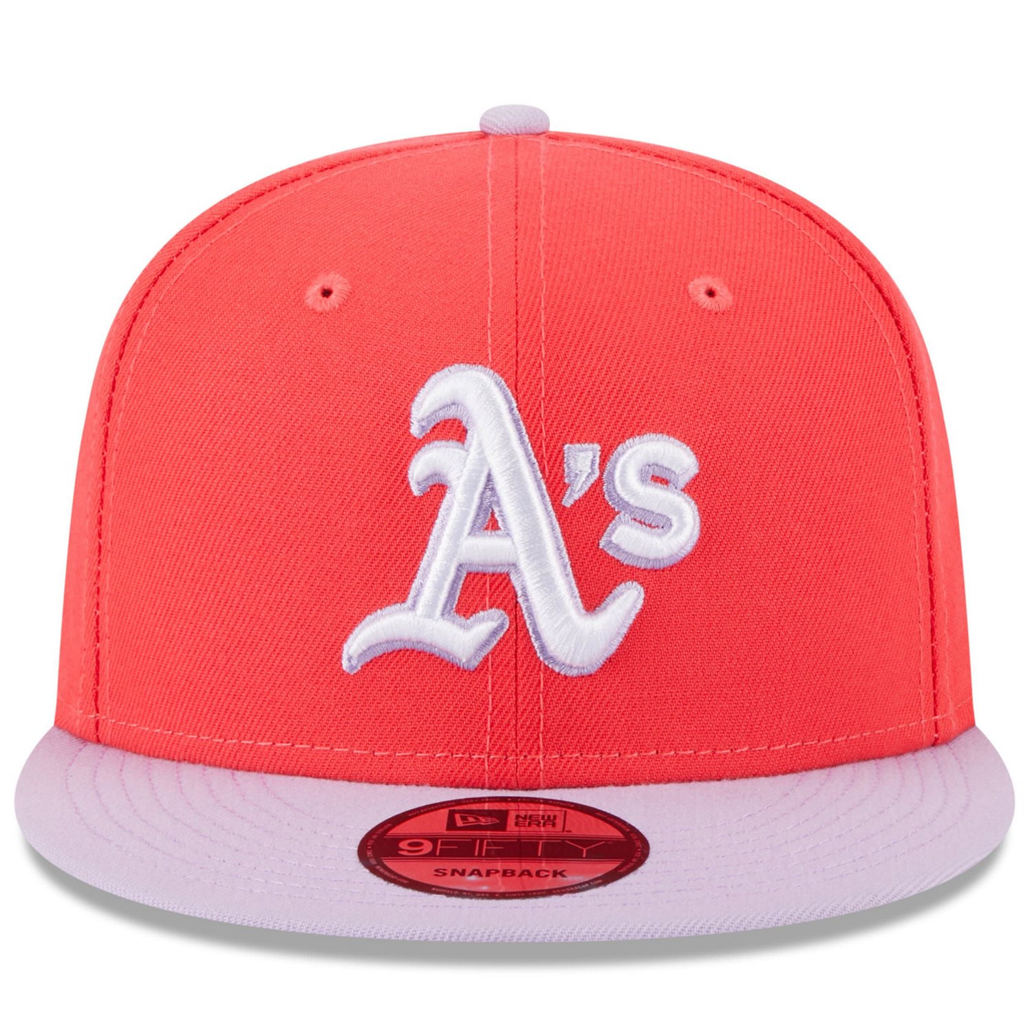 New Era Light /Red Oakland Athletics Spring Basic Two-Tone 9FIFTY Snapback Hat