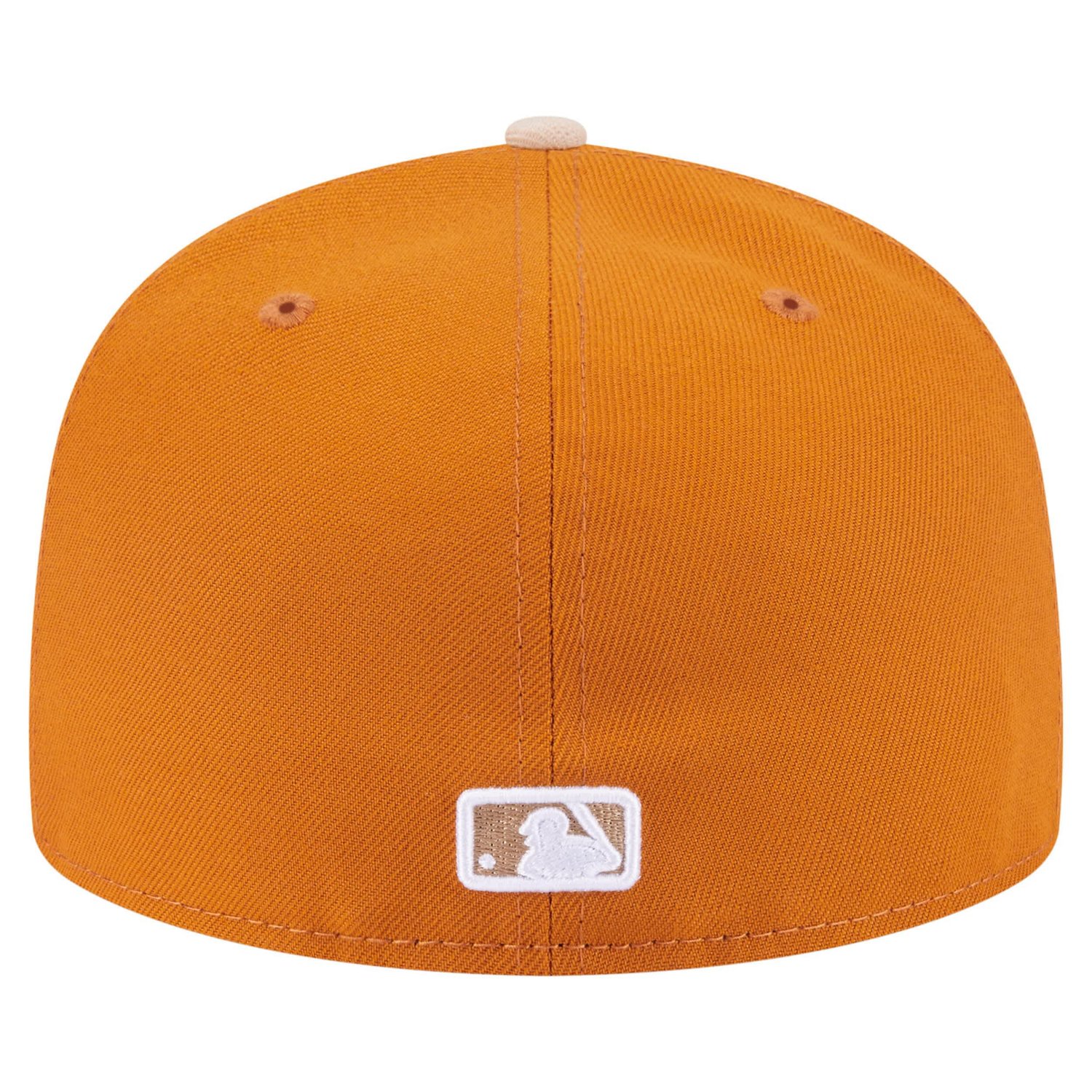 New Era Light Beige Los Angeles Dodgers Two-Tone Color Pack A-Frame 59FIFTY Fitted Hat - view number 4
