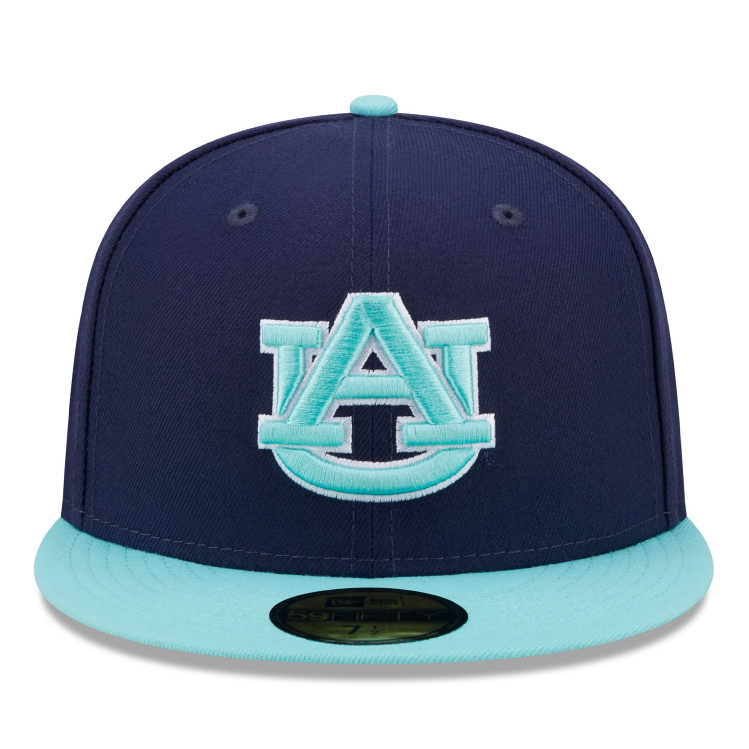 New Era /Light Blue Auburn Tigers 59FIFTY Fitted Hat - view number 2