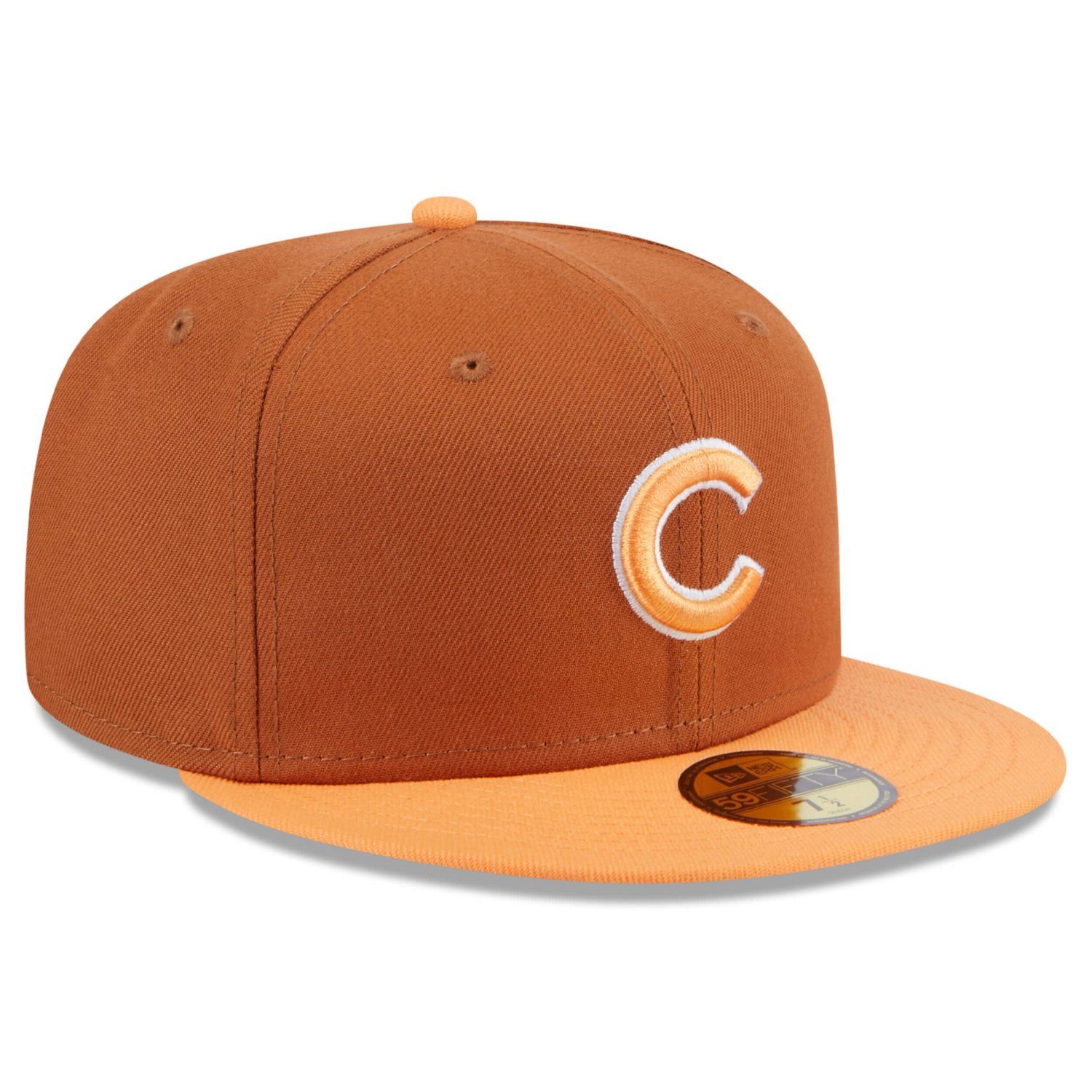 New Era Light Blue Chicago Cubs Spring Color Basic Two-Tone 59FIFTY Fitted Hat                                                   - view number 3