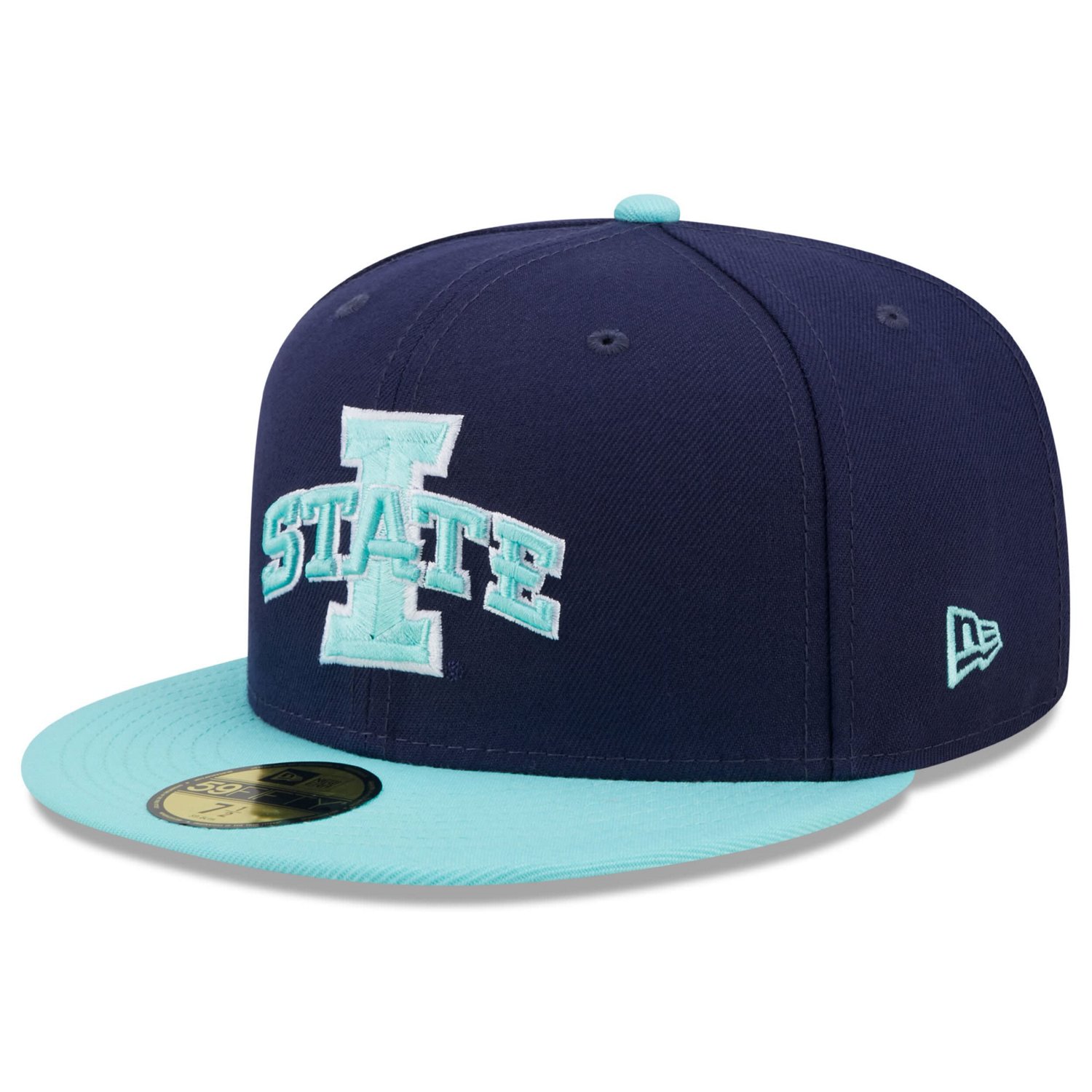 New Era Light Blue Iowa State Cyclones 59FIFTY Fitted Hat - view number 3