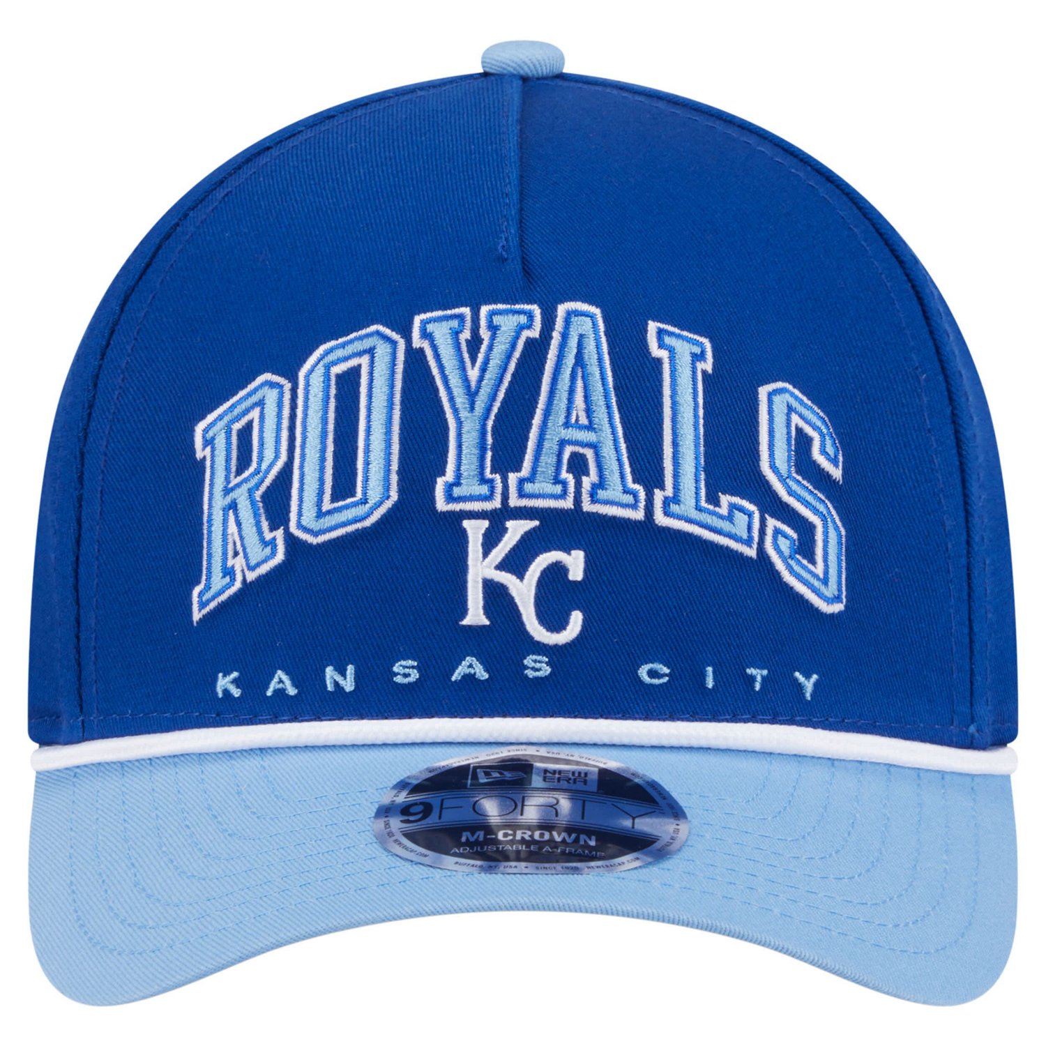 New Era Light Blue Kansas City s Arch 9FORTY A-Frame M-Crown Adjustable Hat - view number 2
