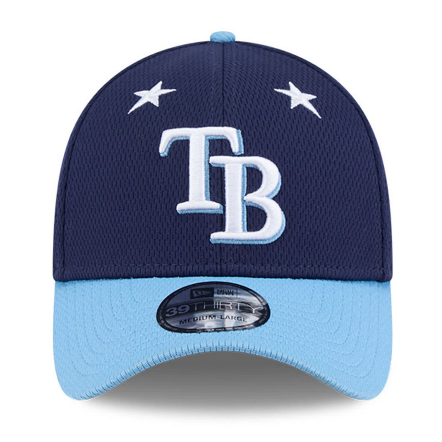 New Era Light Blue Tampa Bay Rays 2025 MLB All-Star Game 39THIRTY Flex Hat - view number 2