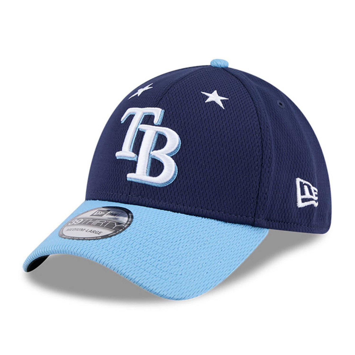 New Era Light Blue Tampa Bay Rays 2025 MLB All-Star Game 39THIRTY Flex Hat - view number 3