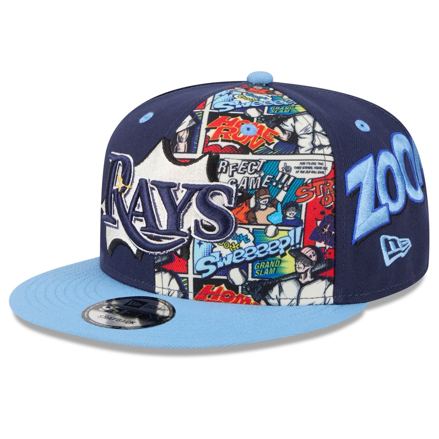 New Era Light Blue Tampa Bay Rays 2025 MLB Diamond Hero Edition 9FIFTY Snapback Hat