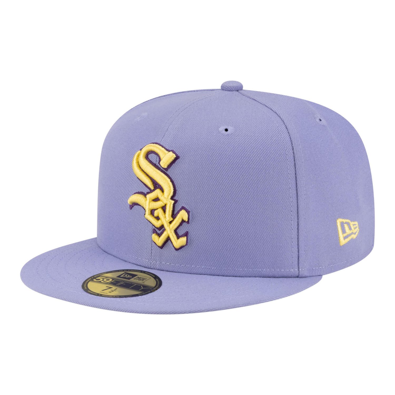 New Era Light Chicago White Sox Lavender Bloom 59FIFTY Fitted Hat - view number 3
