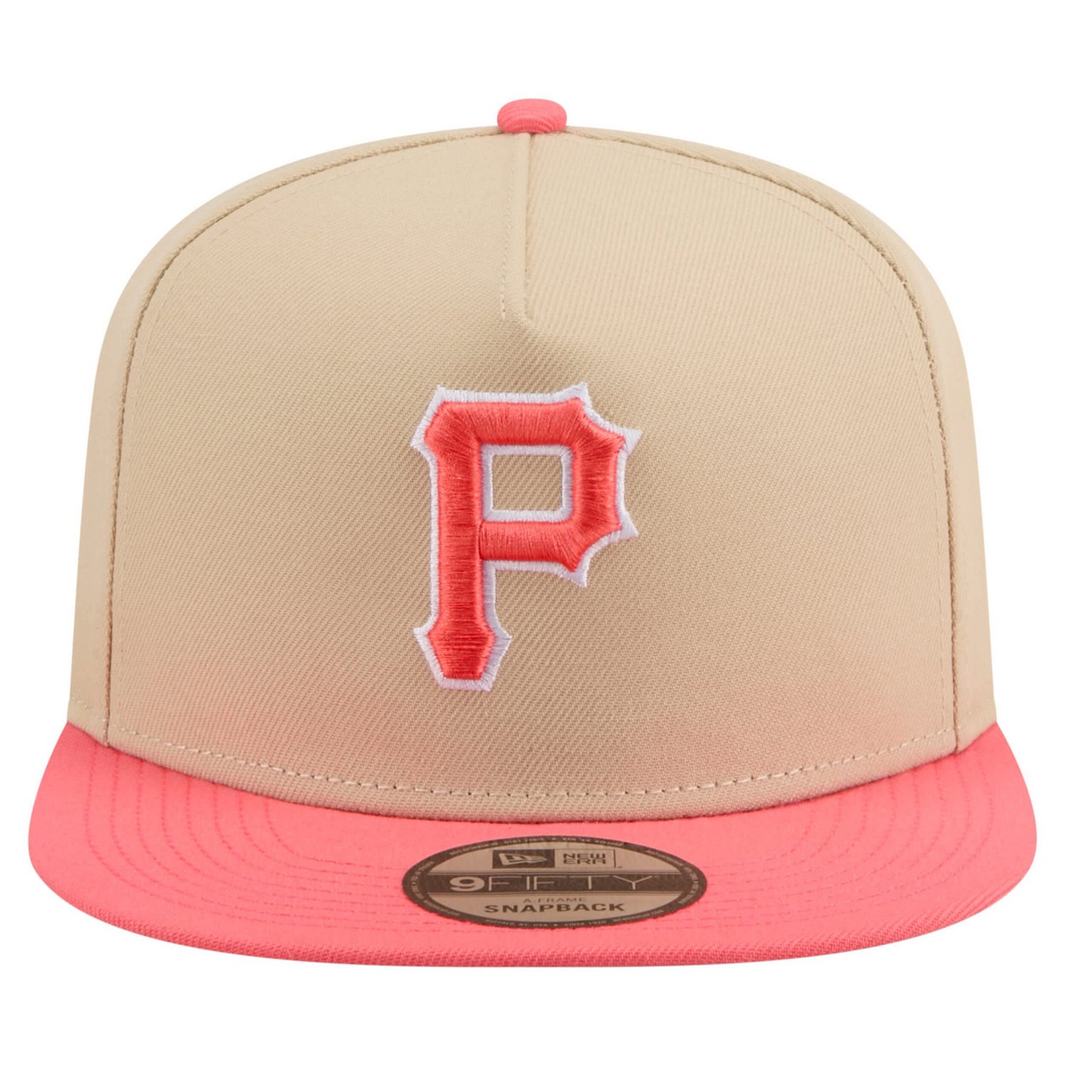 New Era Light Coral Pittsburgh Pirates Color Pack A-Frame 9FIFTY Snapback Hat - view number 2