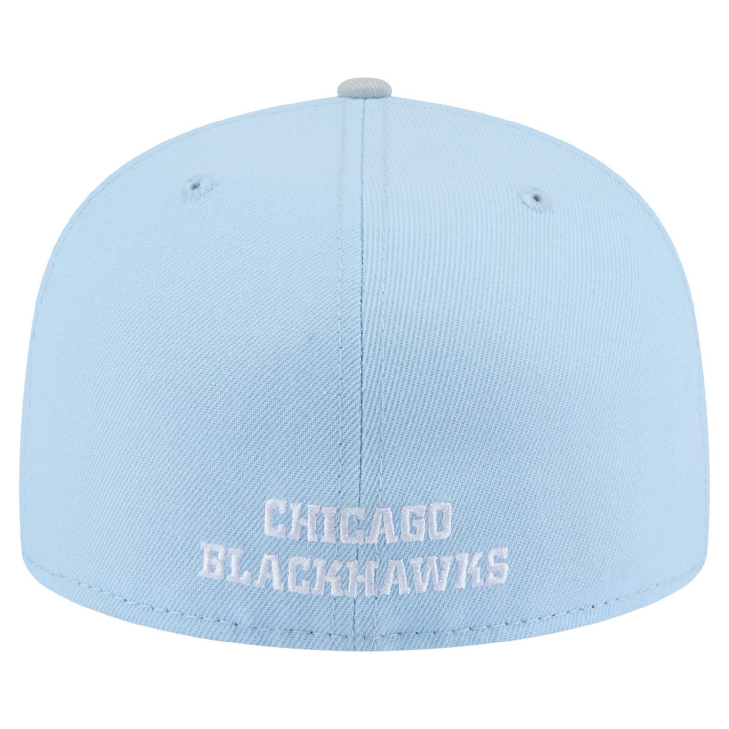 New Era Light Gray Chicago Blackhawks Color Pack Two-Tone 59FIFTY Fitted Hat                                                     - view number 4