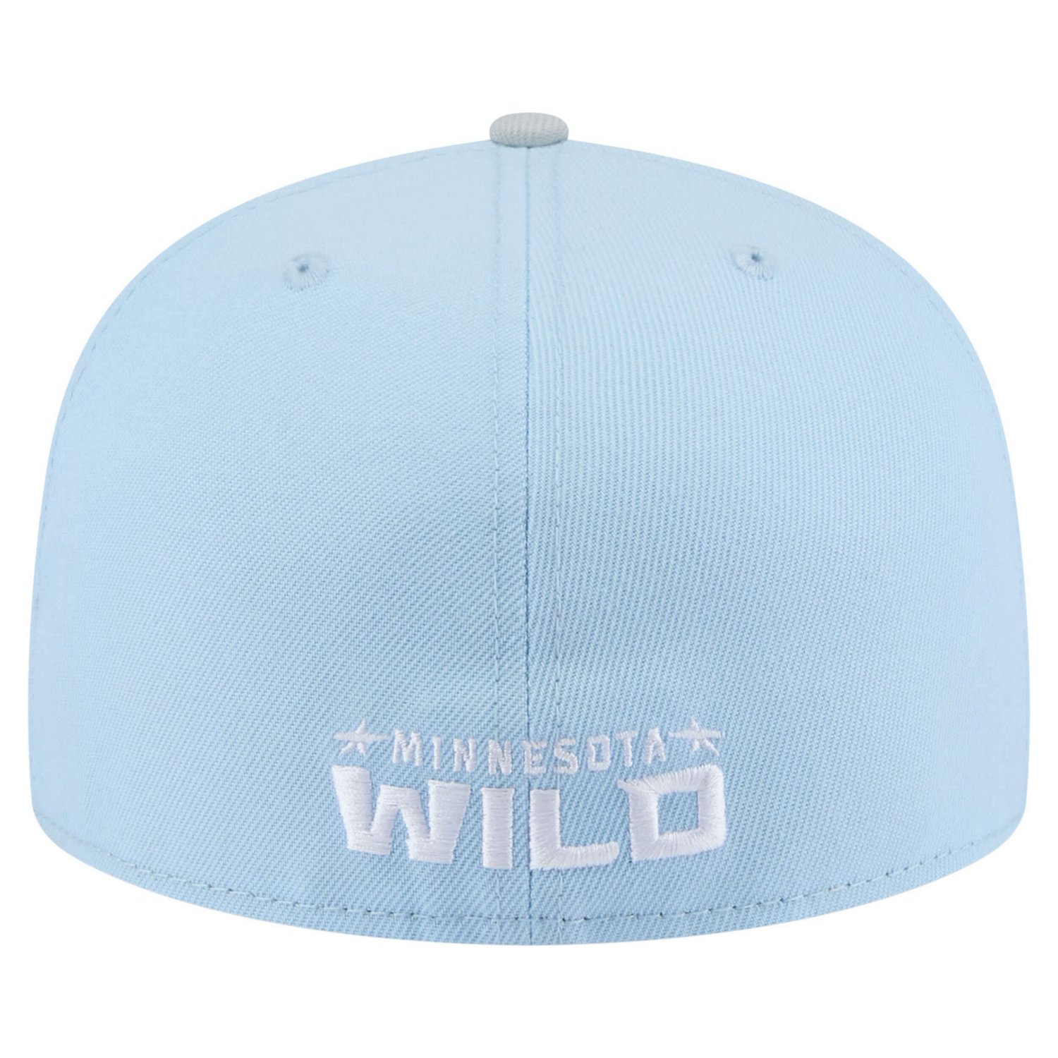 New Era Light Gray Minnesota Wild Color Pack Two-Tone 59FIFTY Fitted Hat                                                         - view number 4