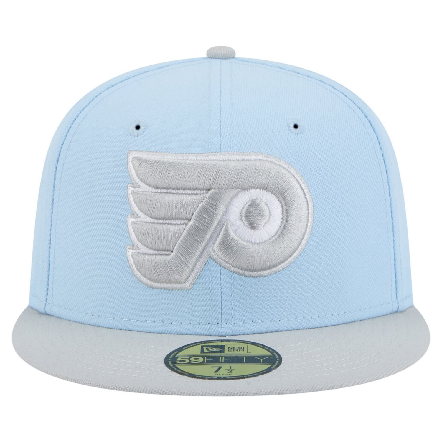 New Era Light Gray Philadelphia Flyers Color Pack Two-Tone 59FIFTY Fitted Hat                                                    - view number 2