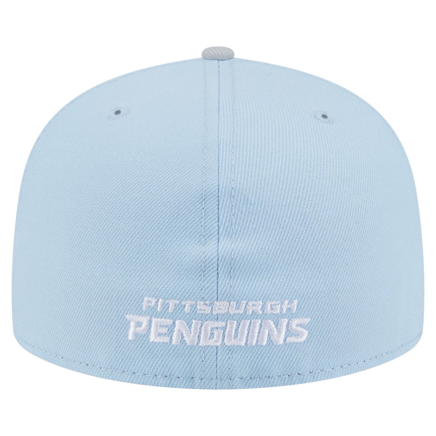 New Era Light Gray Pittsburgh Penguins Color Pack Two-Tone 59FIFTY Fitted Hat                                                    - view number 4