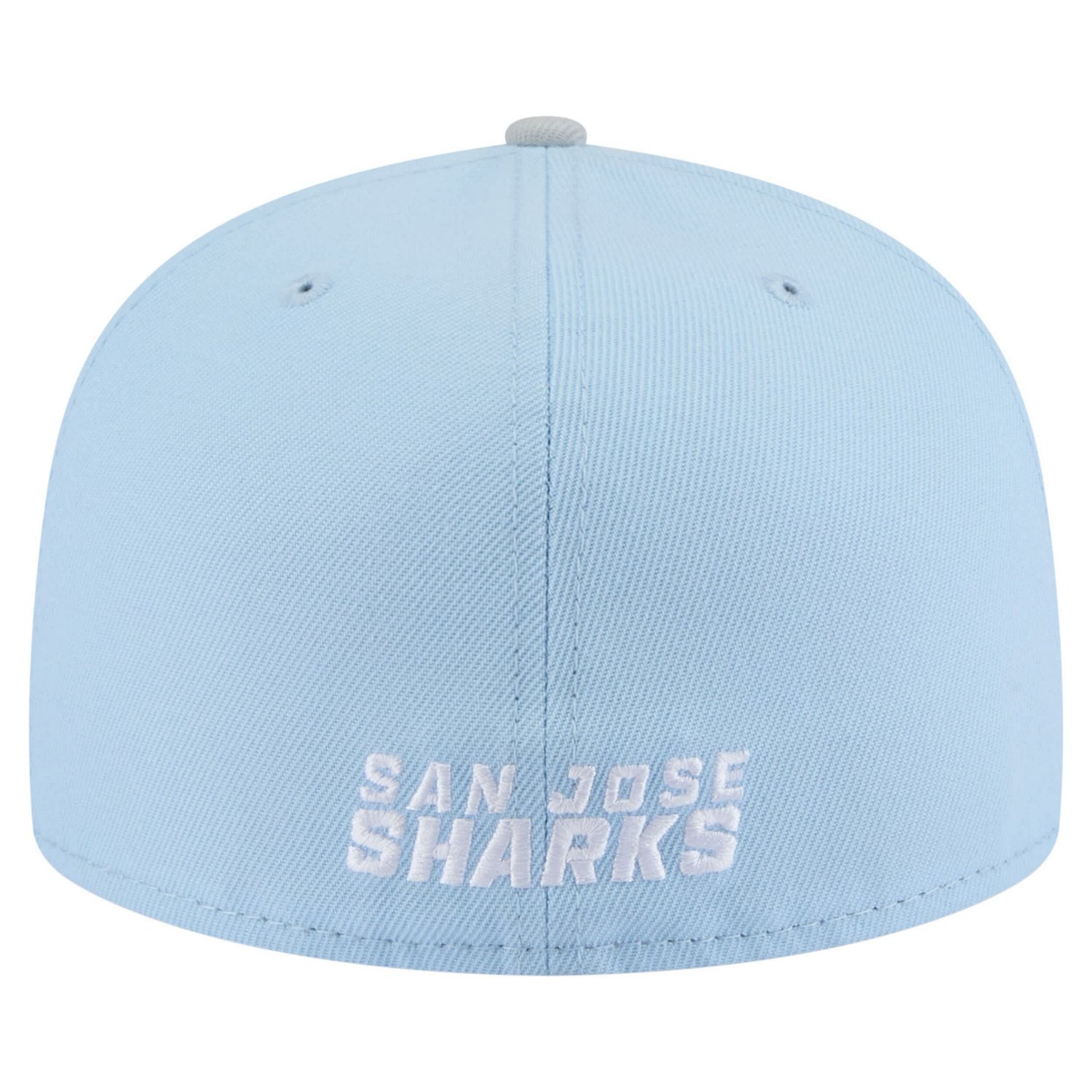 New Era Light Gray San Jose Sharks Color Pack Two-Tone 59FIFTY Fitted Hat                                                        - view number 4