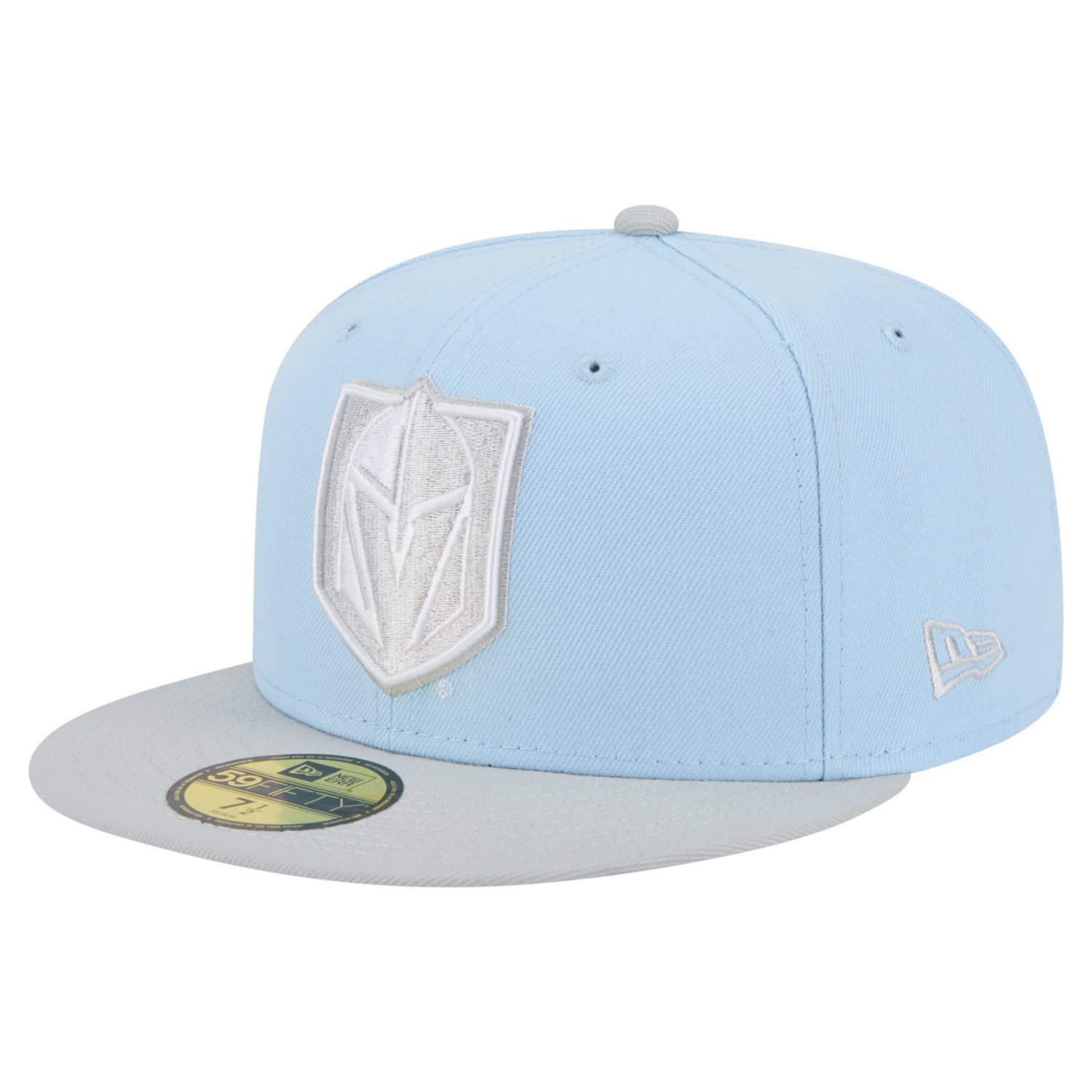 New Era Light Gray Vegas Golden Knights Color Pack Two-Tone 59FIFTY Fitted Hat
