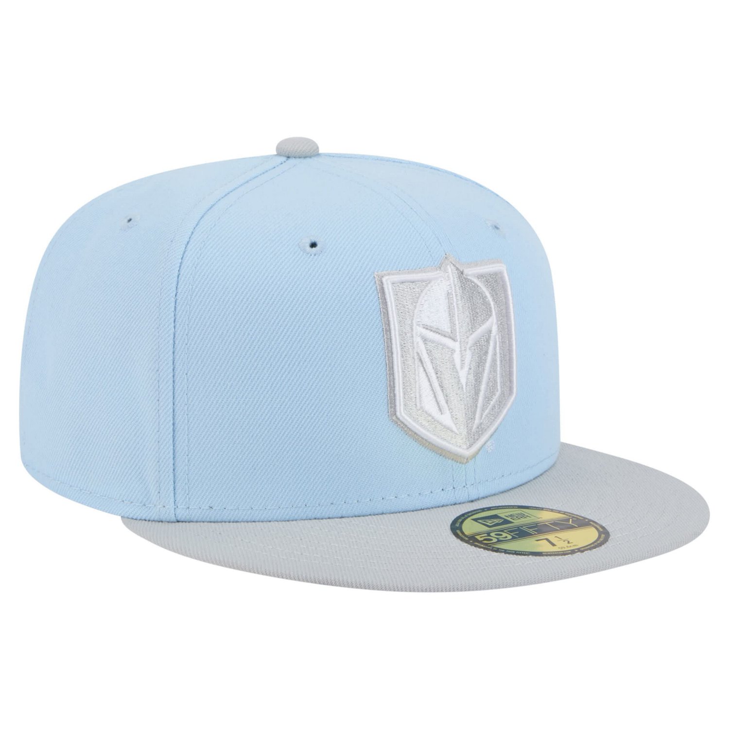 New Era Light Gray Vegas Golden Knights Color Pack Two-Tone 59FIFTY Fitted Hat                                                   - view number 3