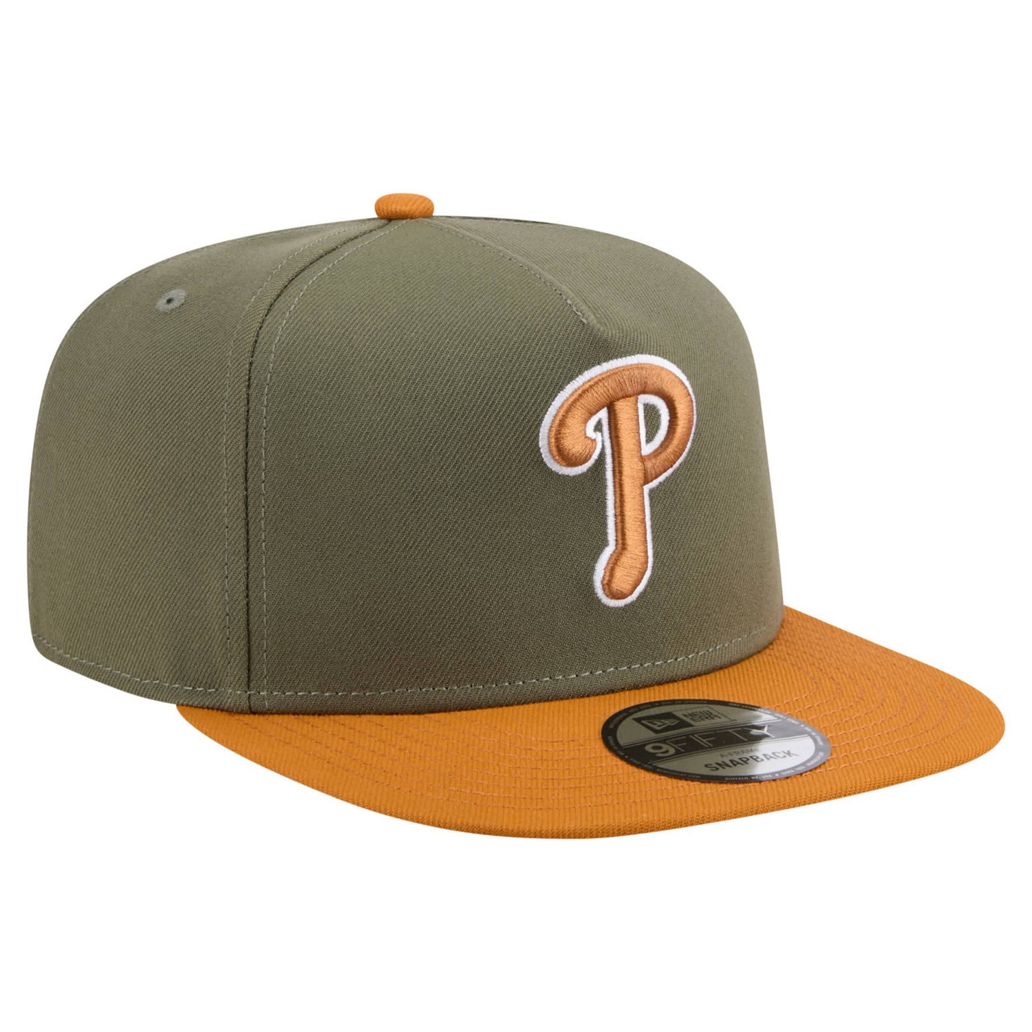 New Era Brown Philadelphia Phillies Color Pack A-Frame 9FIFTY Snapback Hat - view number 3