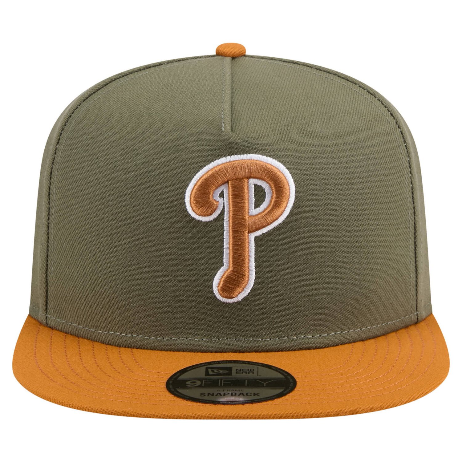 New Era Brown Philadelphia Phillies Color Pack A-Frame 9FIFTY Snapback Hat - view number 2