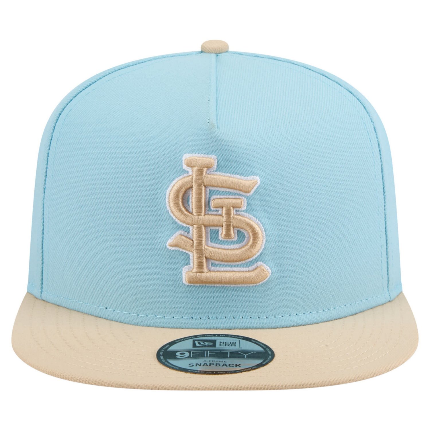 New Era Light Light Beige St Louis Cardinals Color Pack A-Frame 9FIFTY Snapback Hat - view number 2