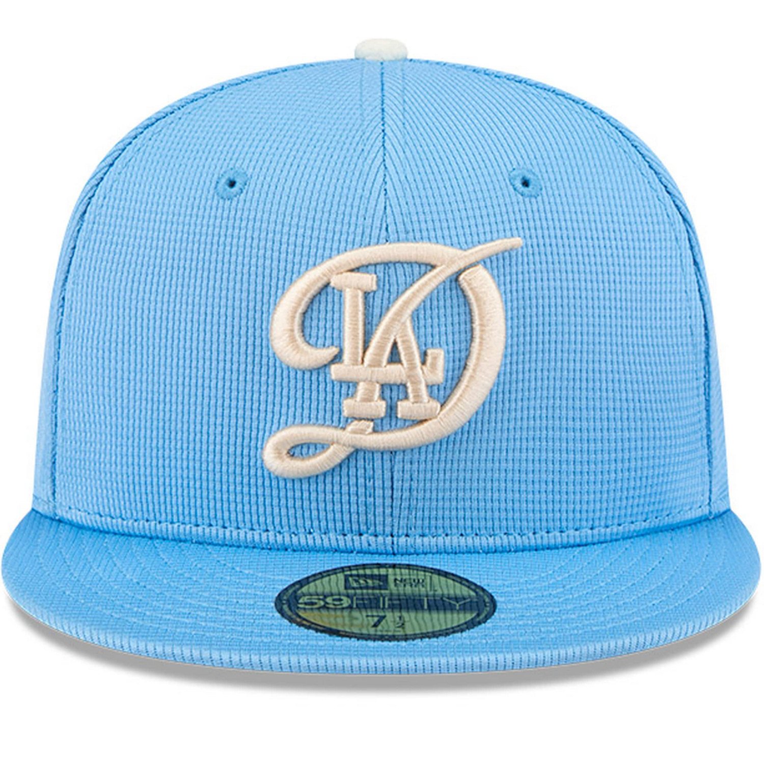 New Era Light Los Angeles Dodgers City Connect Batting Practice 59FIFTY Fitted Hat - view number 2