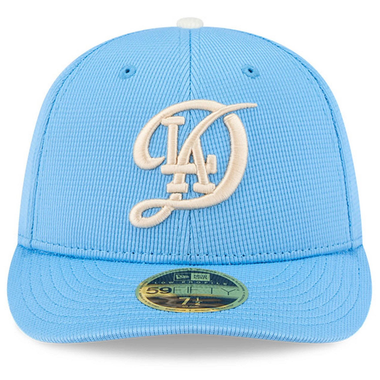 New Era Light Los Angeles Dodgers City Connect Batting Practice Low Profile 59FIFTY Fitted Hat - view number 2