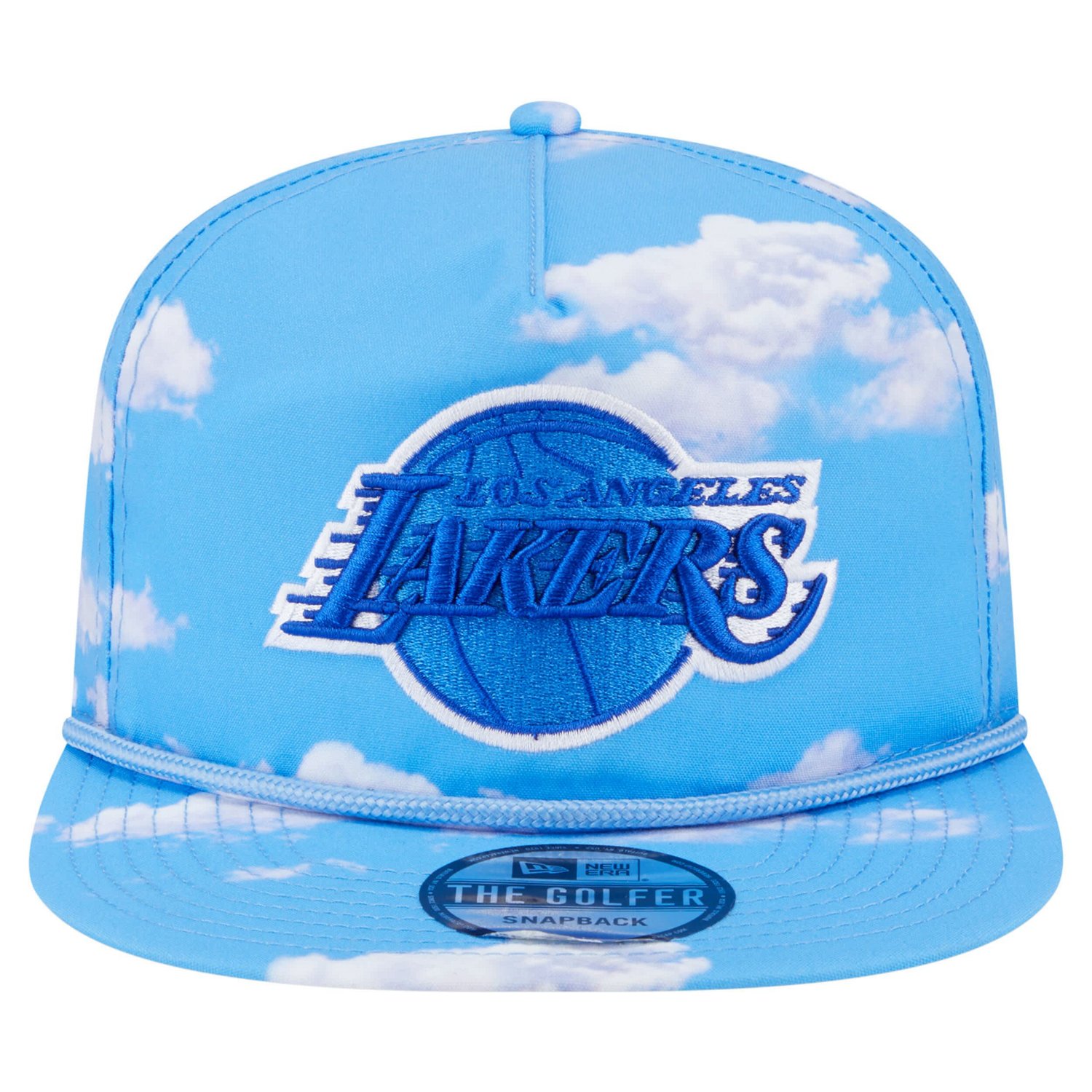 New Era Light Los Angeles Lakers Head in the Clouds Golfer Rope Adjustable Hat - view number 2
