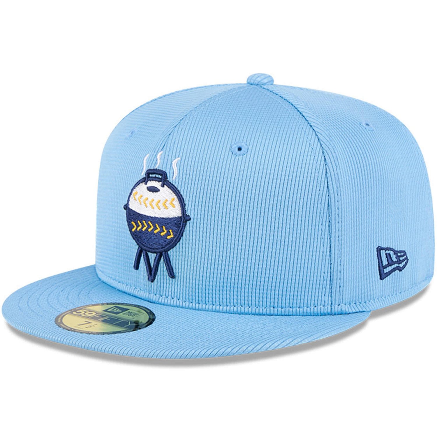 New Era Light Milwaukee Brewers City Connect Batting Practice 59FIFTY Fitted Hat - view number 1