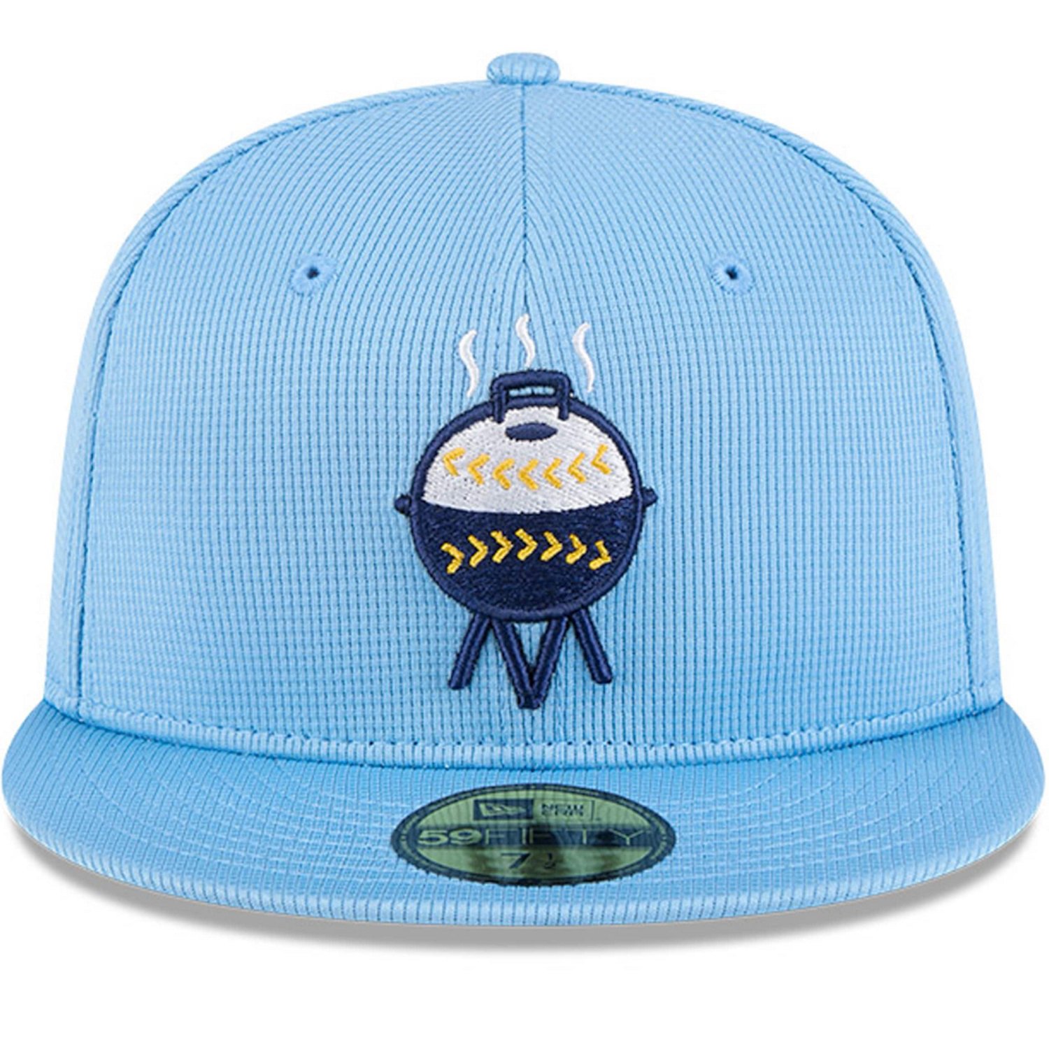 New Era Light Milwaukee Brewers City Connect Batting Practice 59FIFTY Fitted Hat - view number 2