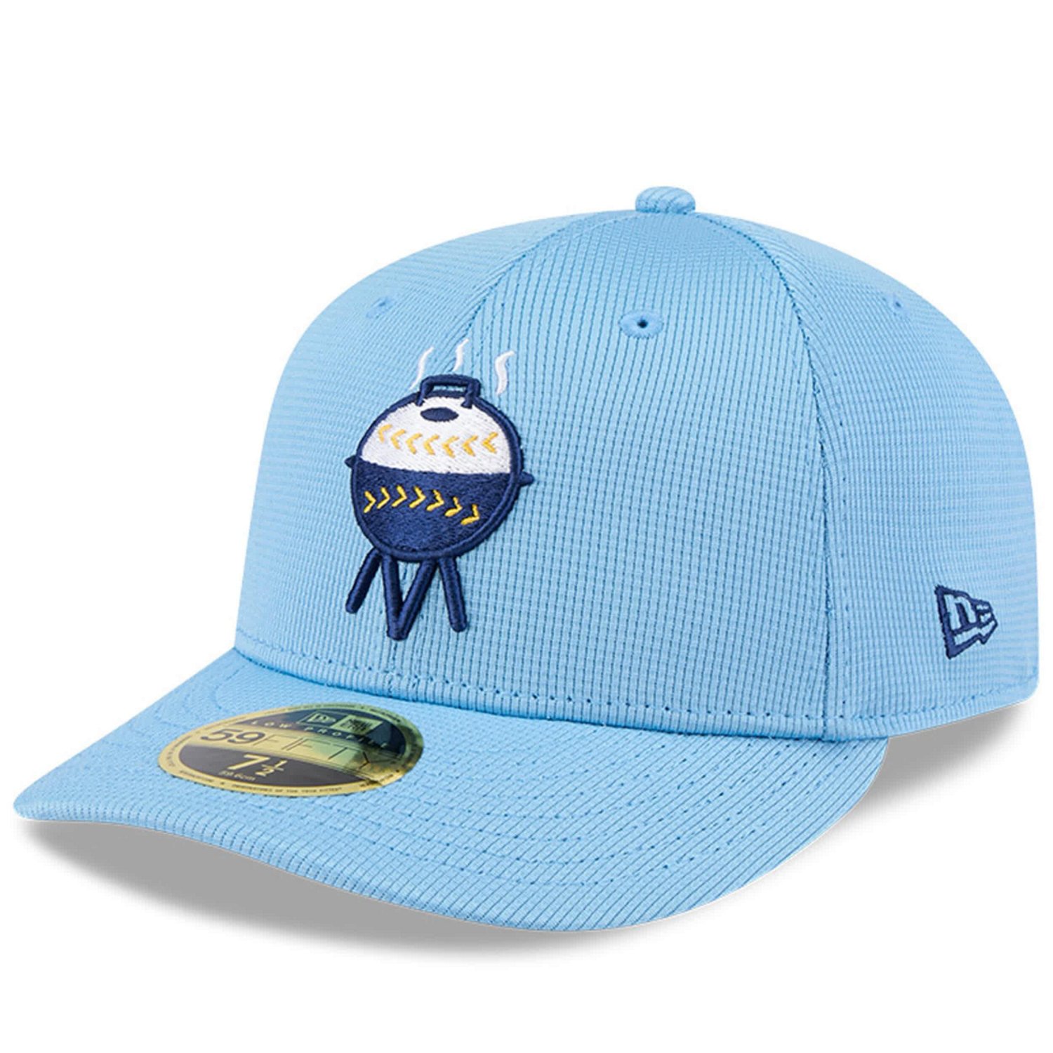 New Era Light Milwaukee Brewers City Connect Batting Practice Low Profile 59FIFTY Fitted Hat                                     - view number 1