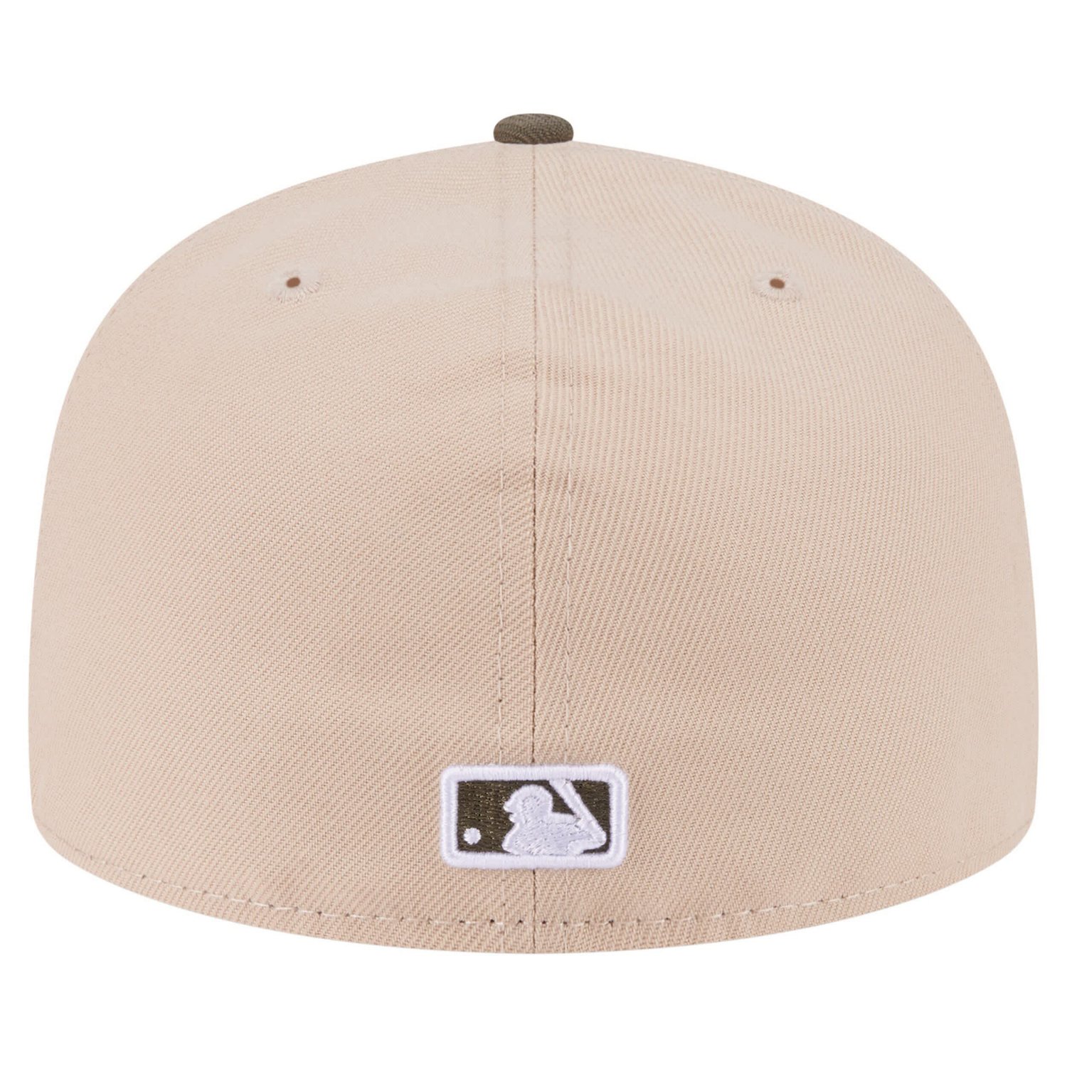 New Era Light Olive Cleveland Guardians Two-Tone Color Pack A-Frame 59FIFTY Fitted Hat - view number 4