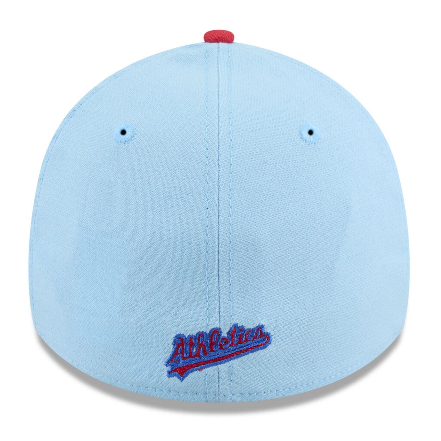 New Era Light Red Athletics 2025 Fourth of July 39THIRTY Flex Hat