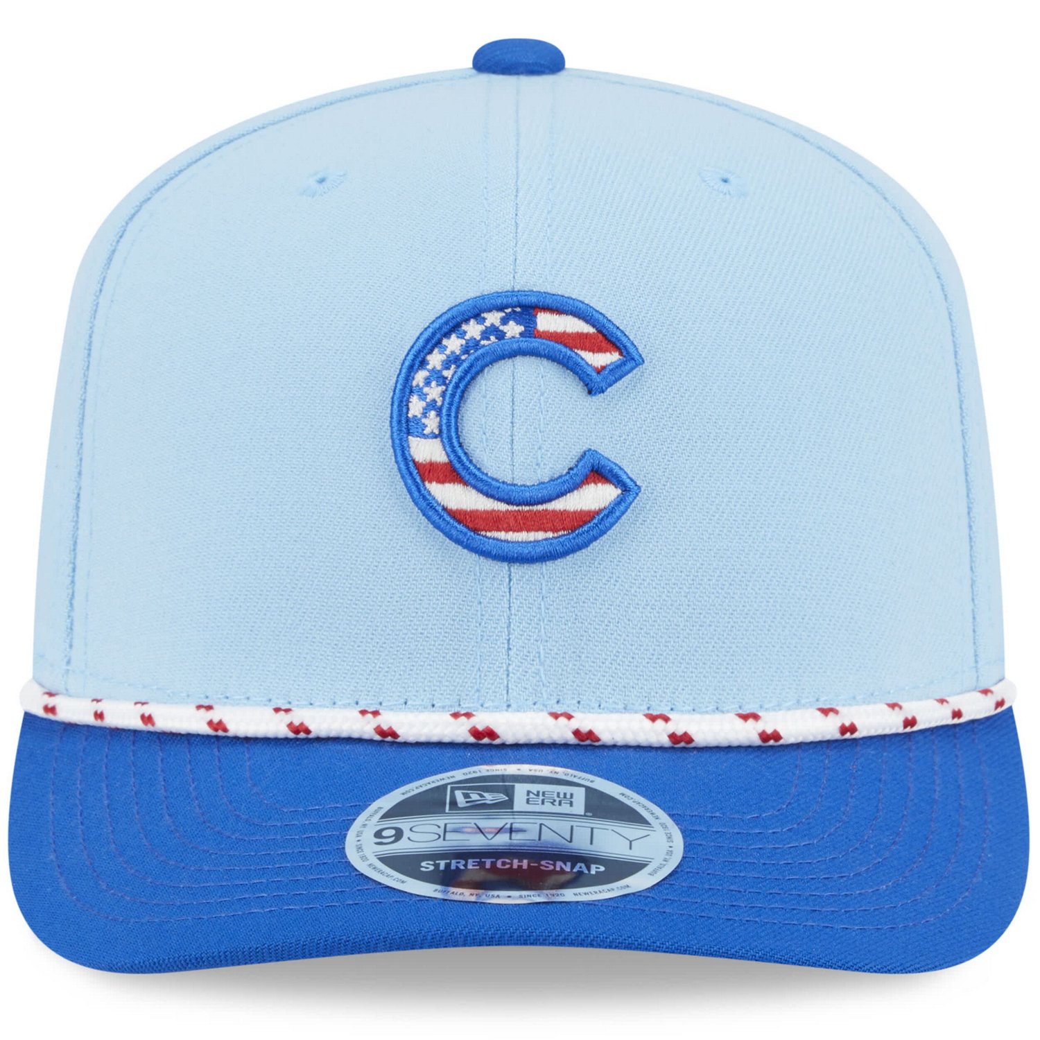 New Era Light Royal Chicago Cubs 2025 Fourth of July 9SEVENTY Adjustable Hat - view number 2