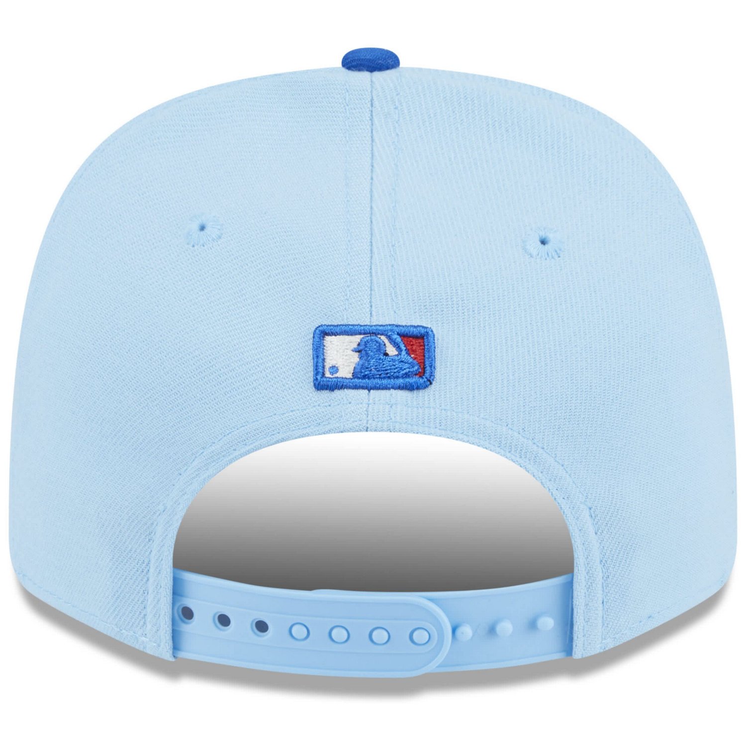 New Era Light Royal Texas Rangers 2025 Fourth of July 9SEVENTY Adjustable Trucker Hat - view number 4