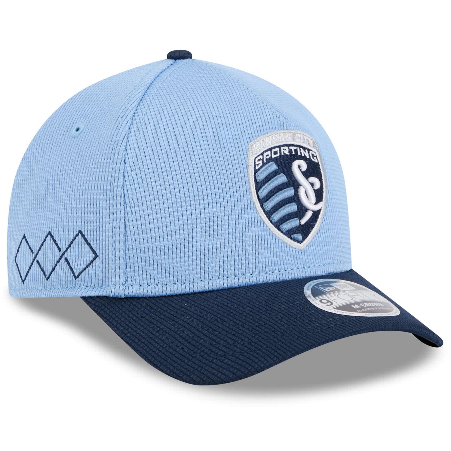 New Era Light Sporting Kansas City 2025 Jersey Hook 9FORTY M-Crown Adjustable Hat