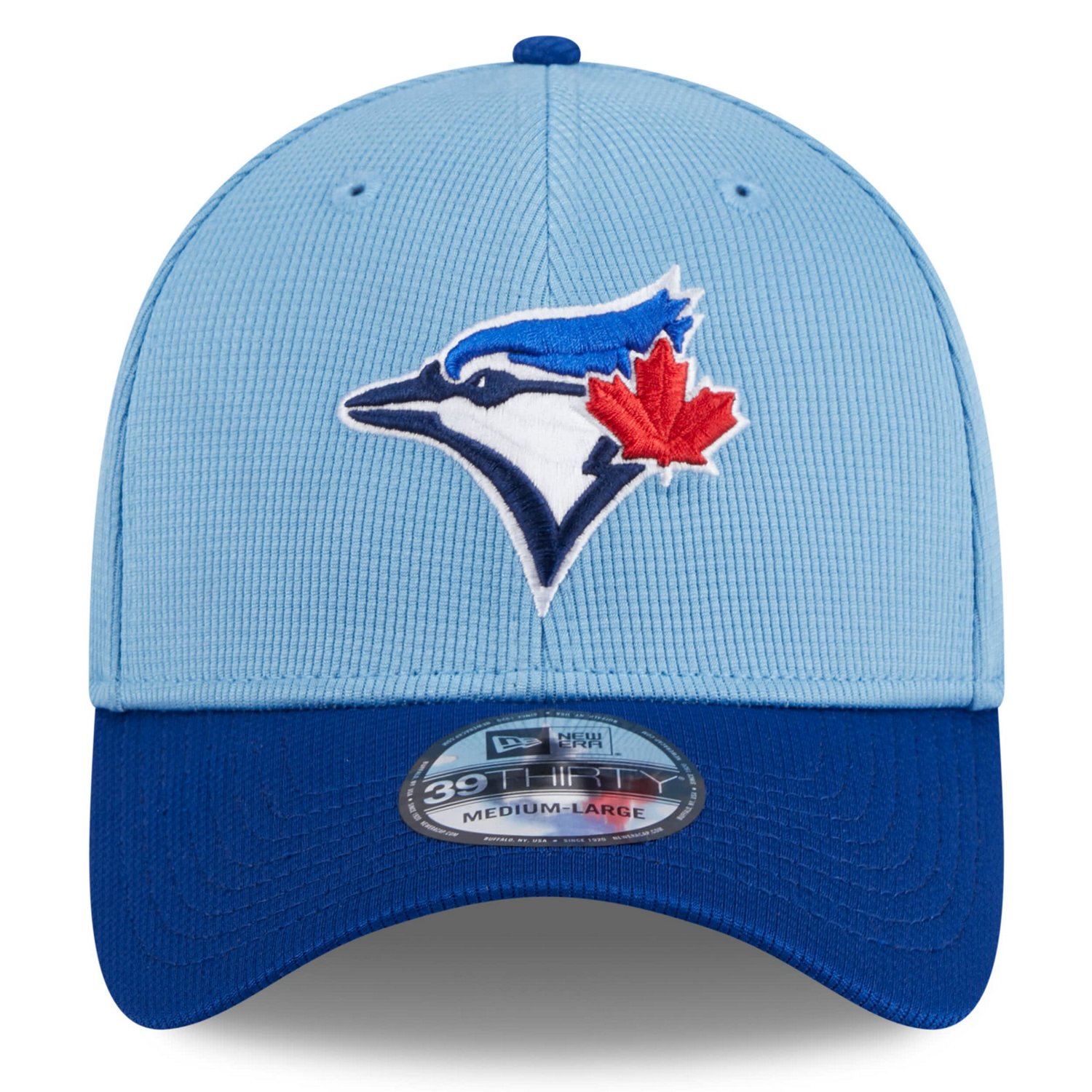 New Era Light Toronto Blue Jays 2024 Batting Practice 39THIRTY Flex Hat - view number 2