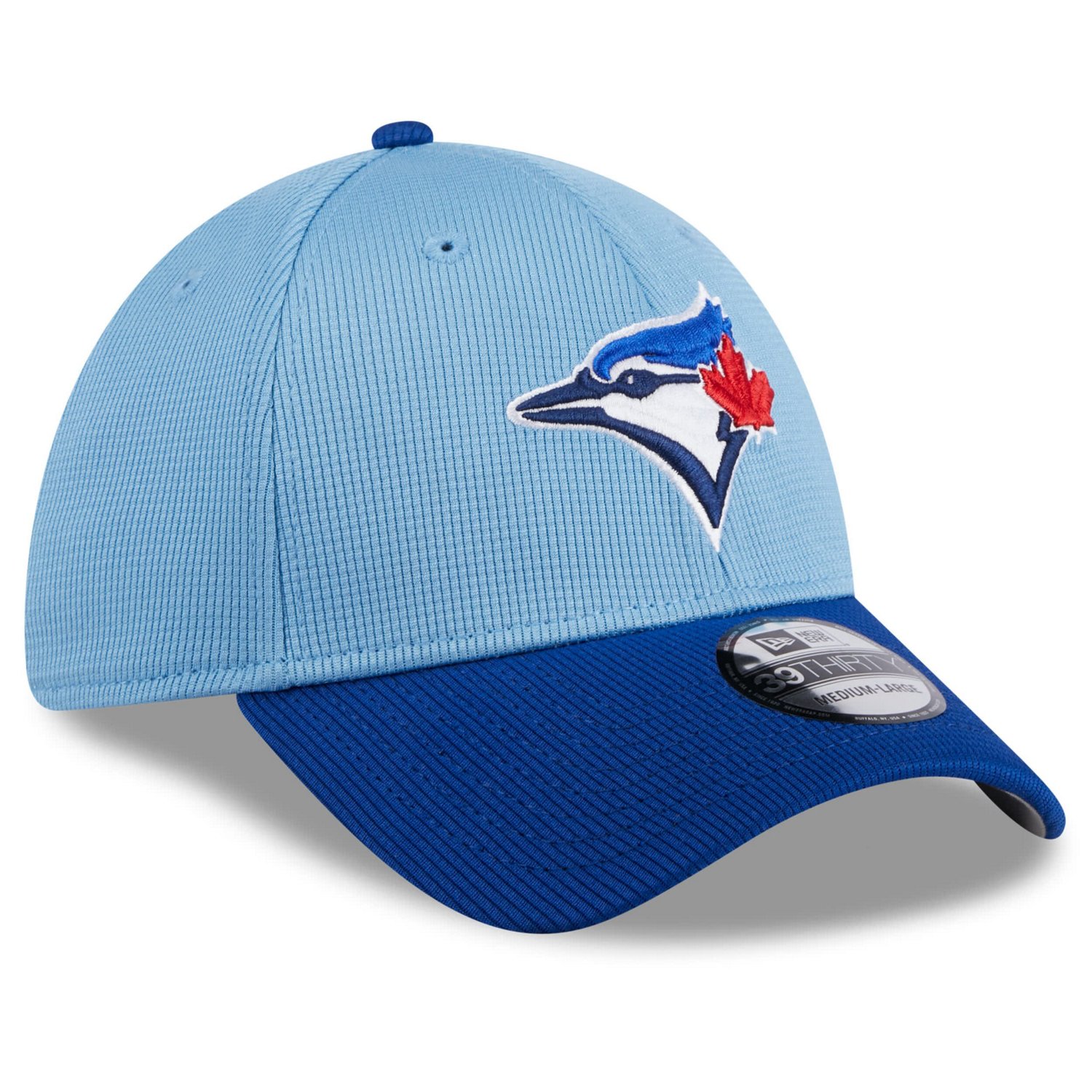 New Era Light Toronto Blue Jays 2024 Batting Practice 39THIRTY Flex Hat - view number 3