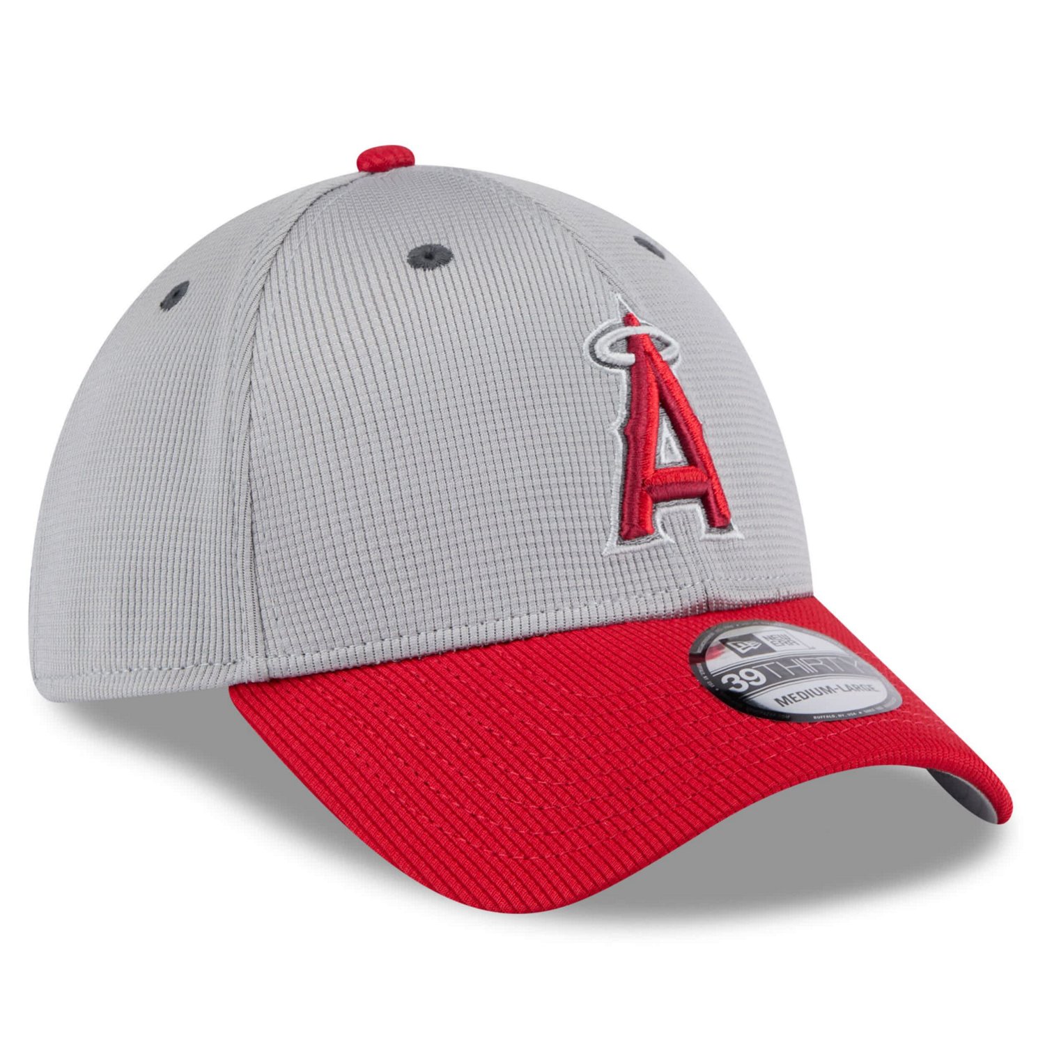 New Era Los Angeles Angels 2025 Batting Practice 39THIRTY Flex Hat - view number 3