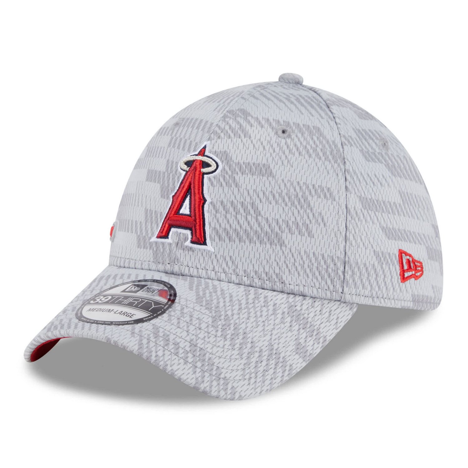New Era Los Angeles Angels 2025 MLB Clubhouse 39THIRTY Flex Hat - view number 3
