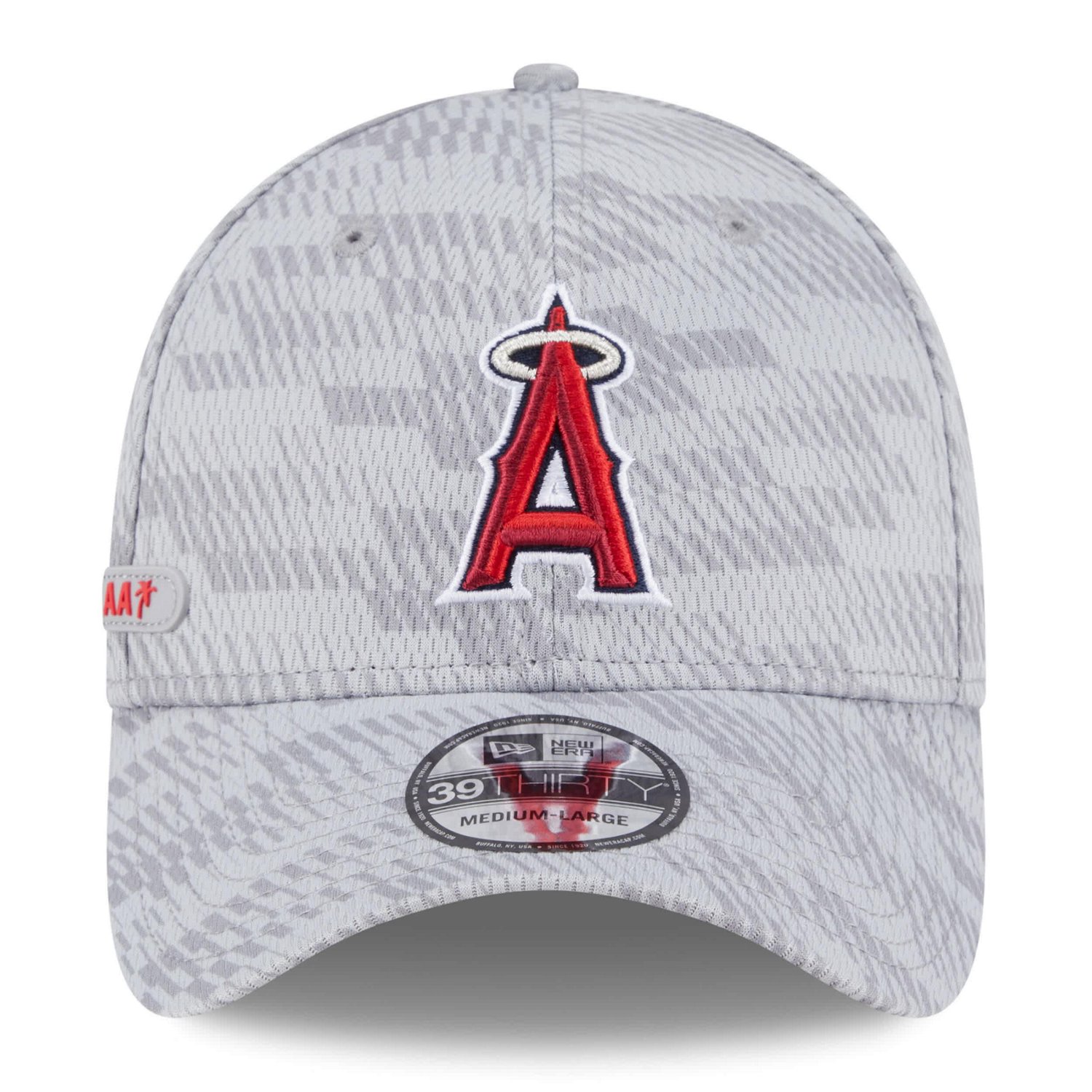 New Era Los Angeles Angels 2025 MLB Clubhouse 39THIRTY Flex Hat - view number 2