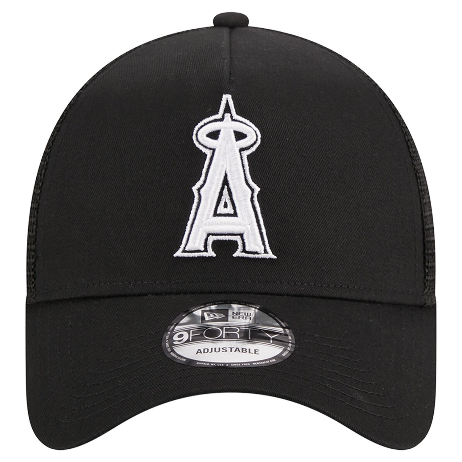 New Era Los Angeles Angels A-Frame 9FORTY Trucker Adjustable Hat - view number 2