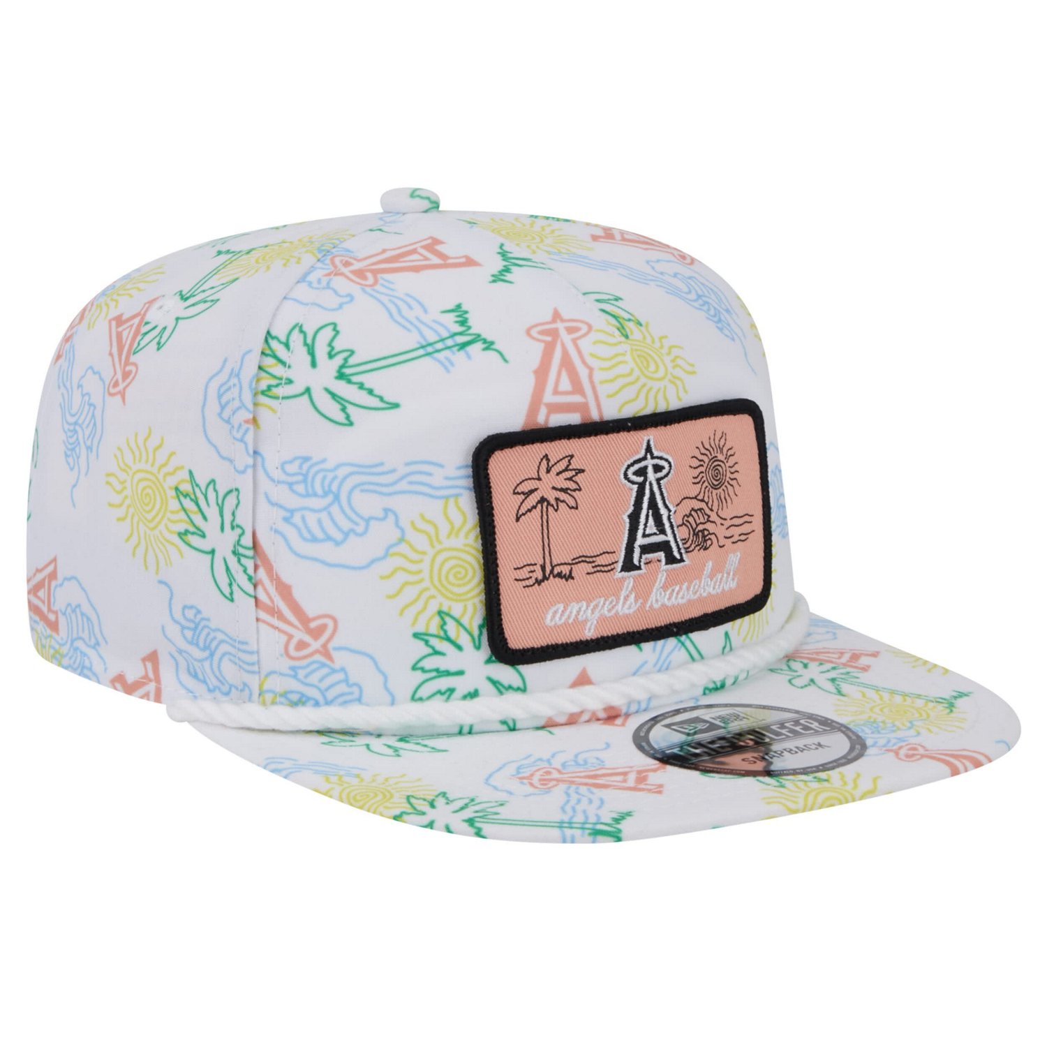New Era Los Angeles Angels Islander Golfer Snapback Hat - view number 3