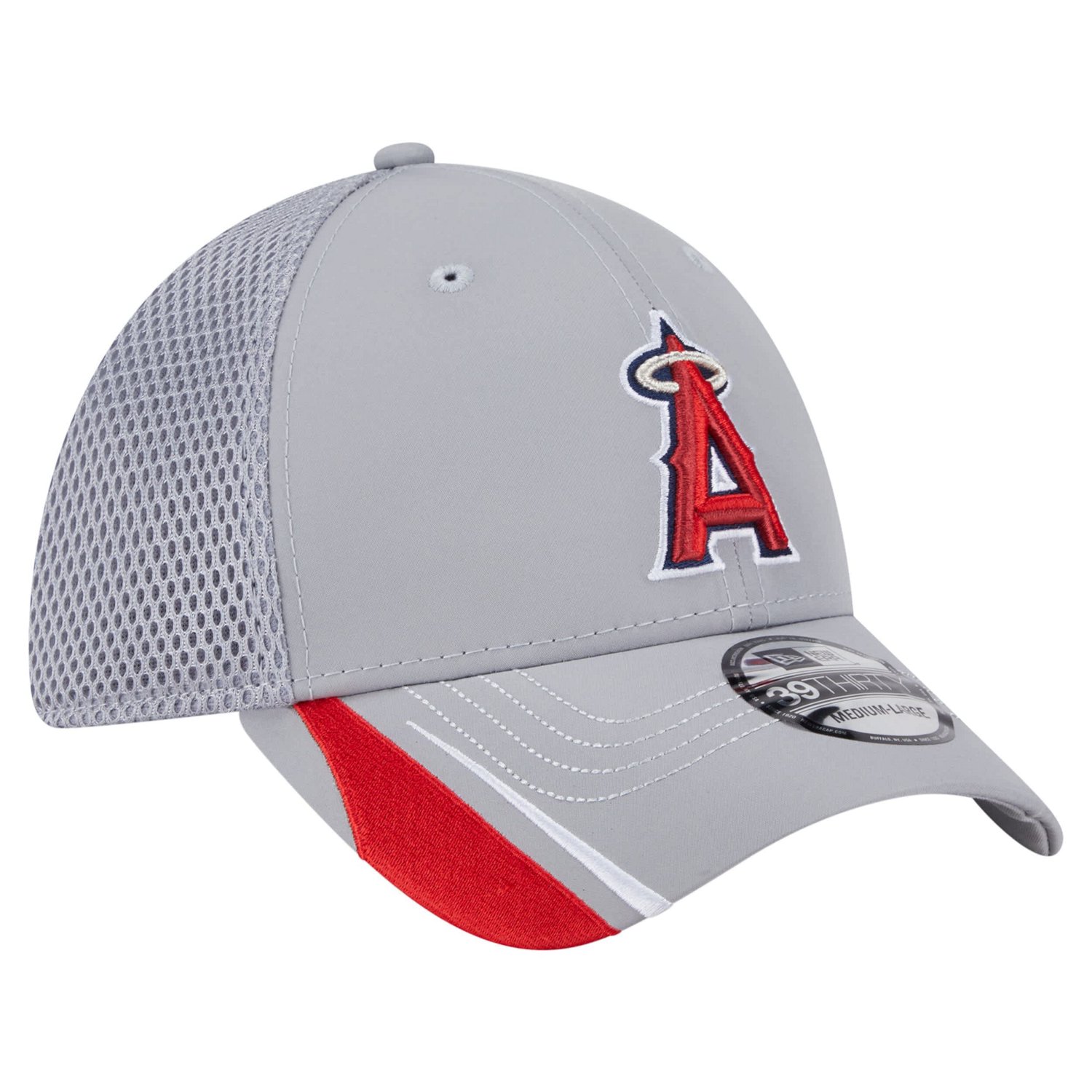 New Era Los Angeles Angels Linear 39THIRTY Flex-Fit Hat                                                                          - view number 3