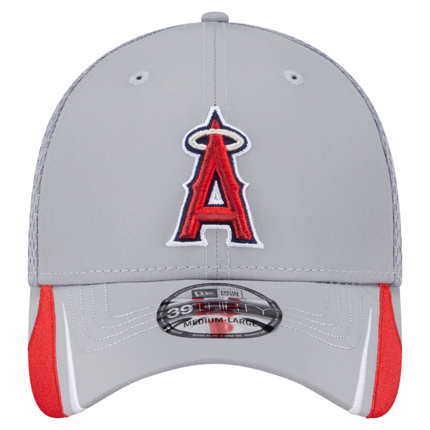New Era Los Angeles Angels Linear 39THIRTY Flex-Fit Hat                                                                          - view number 2