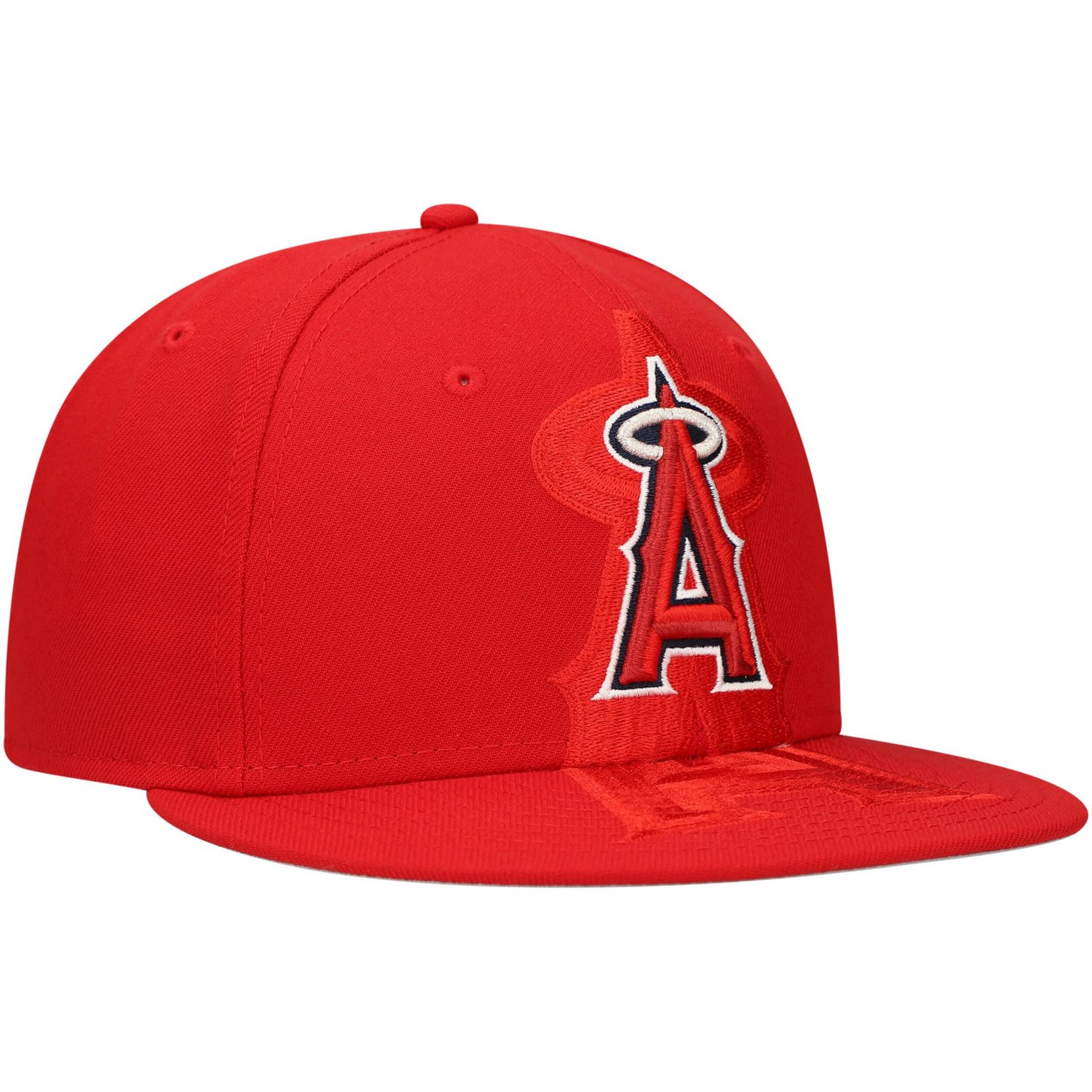 New Era Los Angeles Angels Shadow Logo 59FIFTY Fitted Hat - view number 3