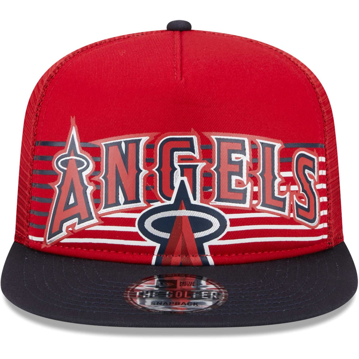 New Era Los Angeles Angels Speed Golfer Trucker Snapback Hat                                                                     - view number 2