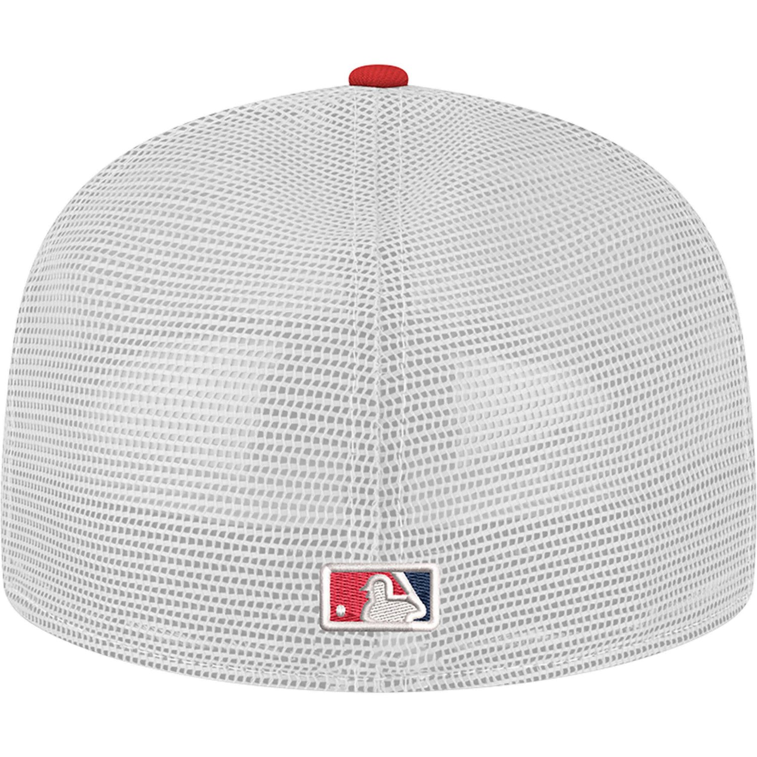 New Era Los Angeles Angels Team Color 59FIFTY Trucker Fitted Hat - view number 4