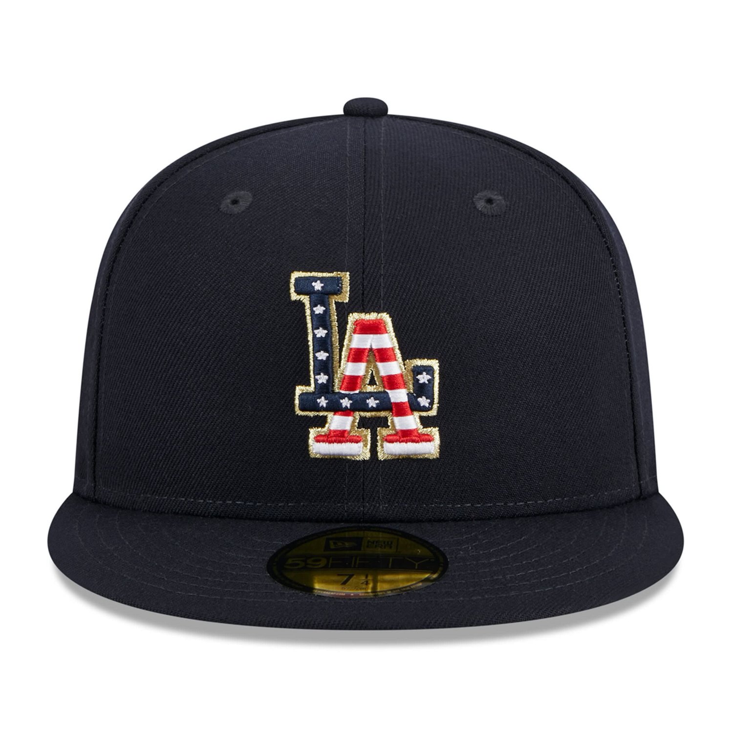 New Era Los Angeles Dodgers 2023 Fourth of July 59FIFTY Fitted Hat                                                               - view number 2