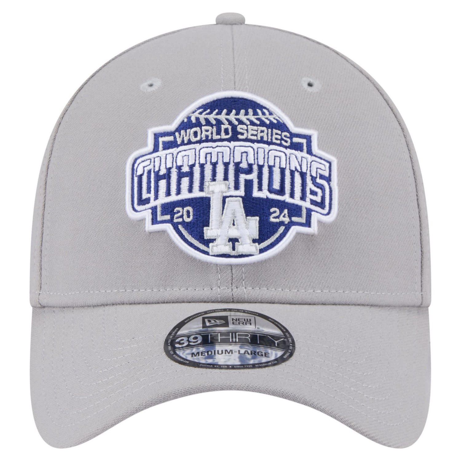 New Era Los Angeles Dodgers 2024 World Series Champions 39THIRTY Flex Hat - view number 2