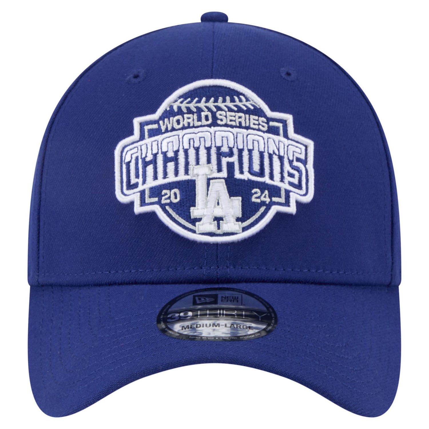 New Era Los Angeles Dodgers 2024 World Series Champions 39THIRTY Flex Hat - view number 2