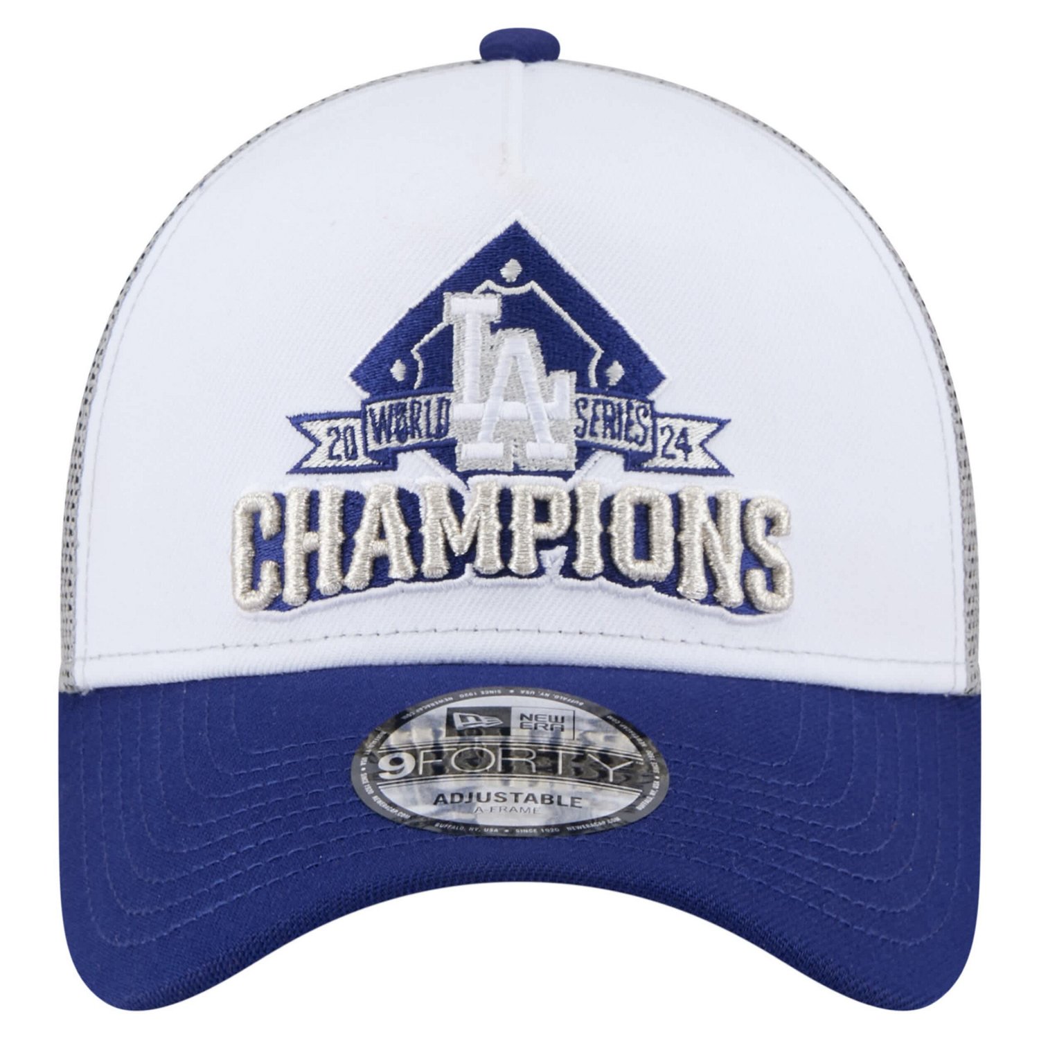 New Era Los Angeles Dodgers 2024 World Series Champions 9FORTY Adjustable Hat                                                    - view number 2