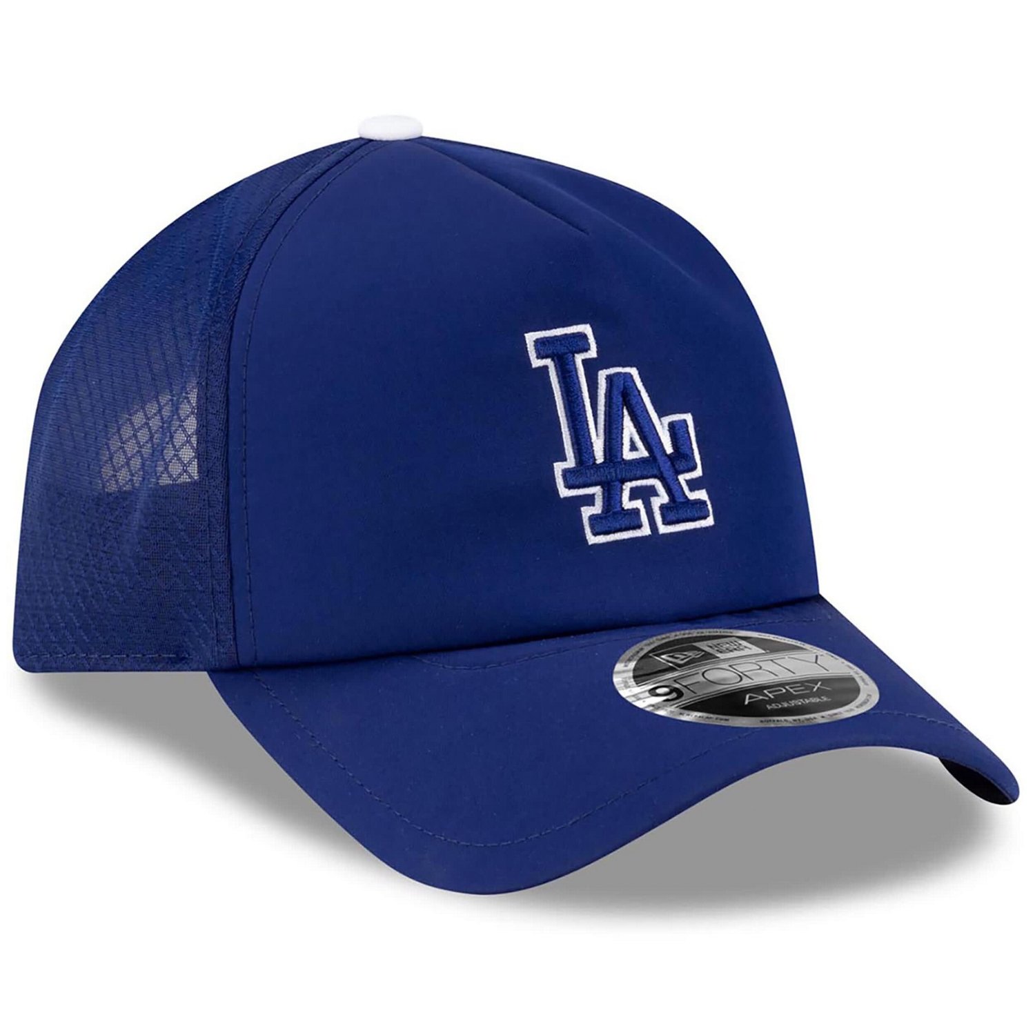 New Era Los Angeles Dodgers 2026 Batting Practice Apex 9FORTY Adjustable Trucker Hat - view number 3